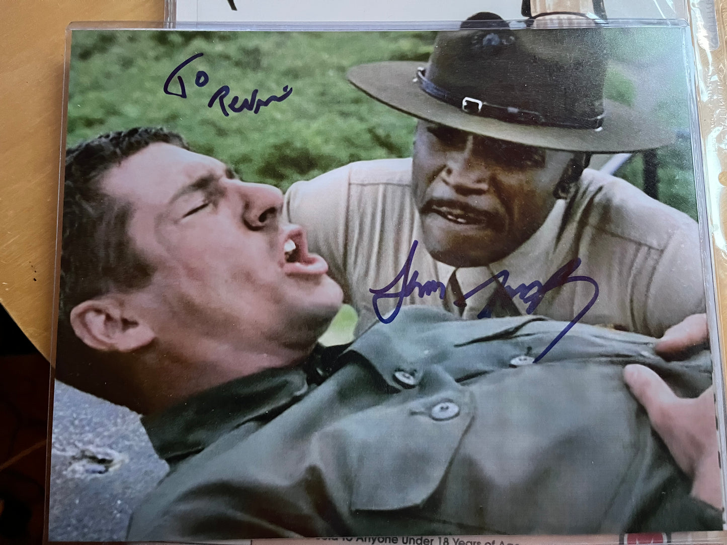 LOUIS GOSSETT, JR., An Officer and a Gentleman, autograph