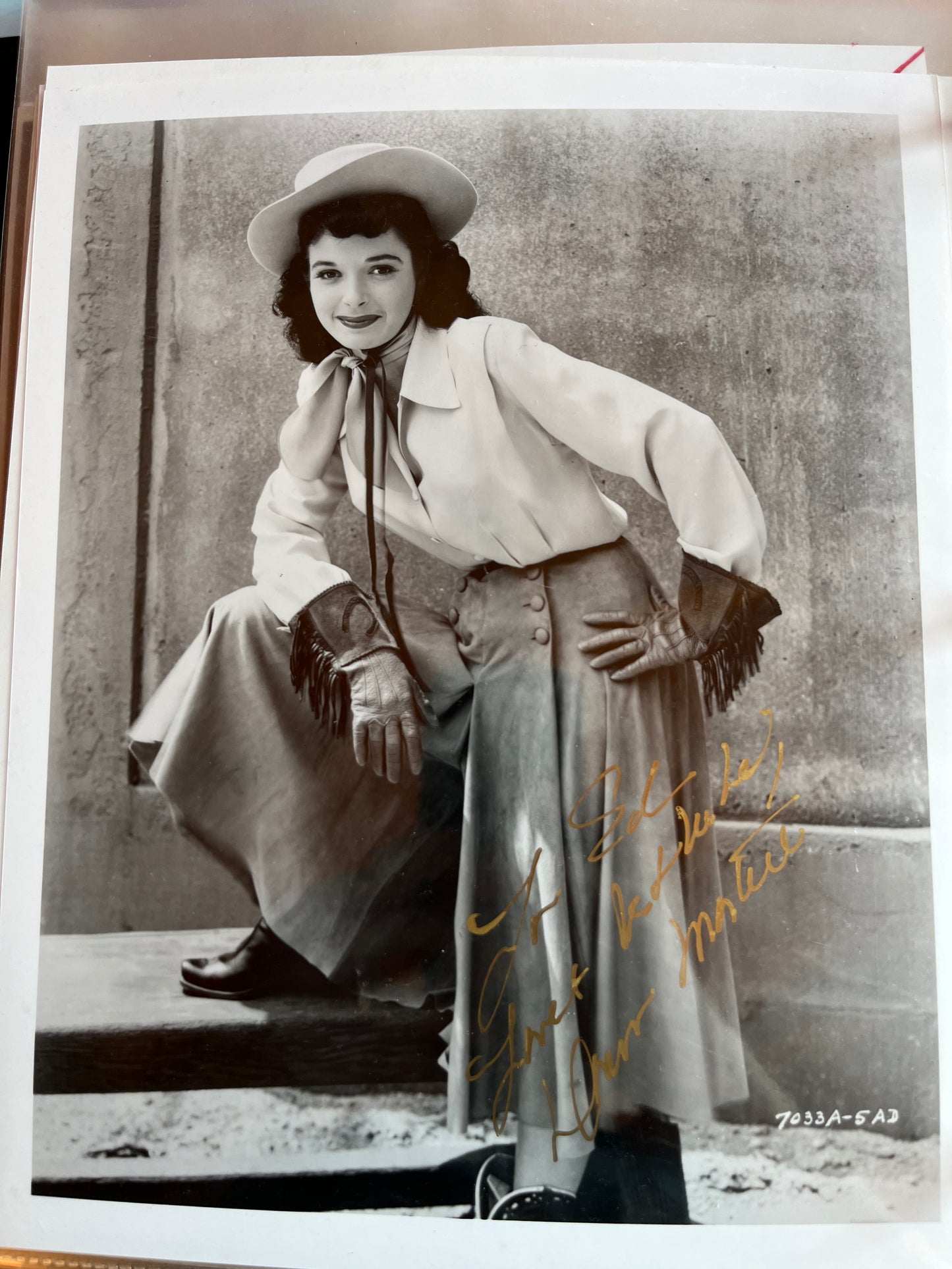 DONNA MARTELL, actress, autograph