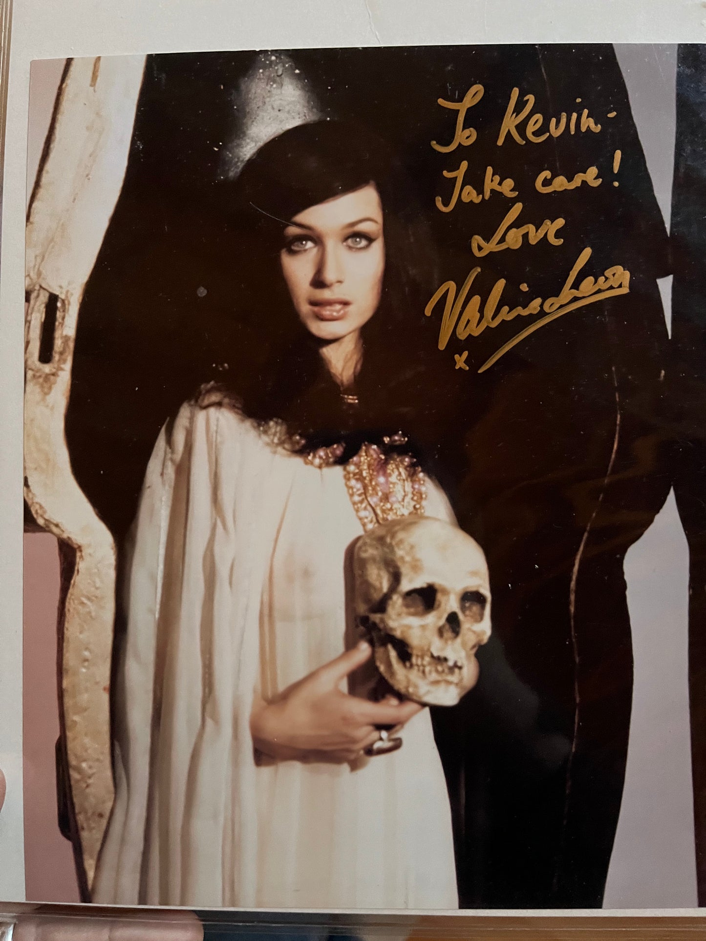 VALERIE LEON, Hammer actress, Blood From the Mummy's Tomb, autograph