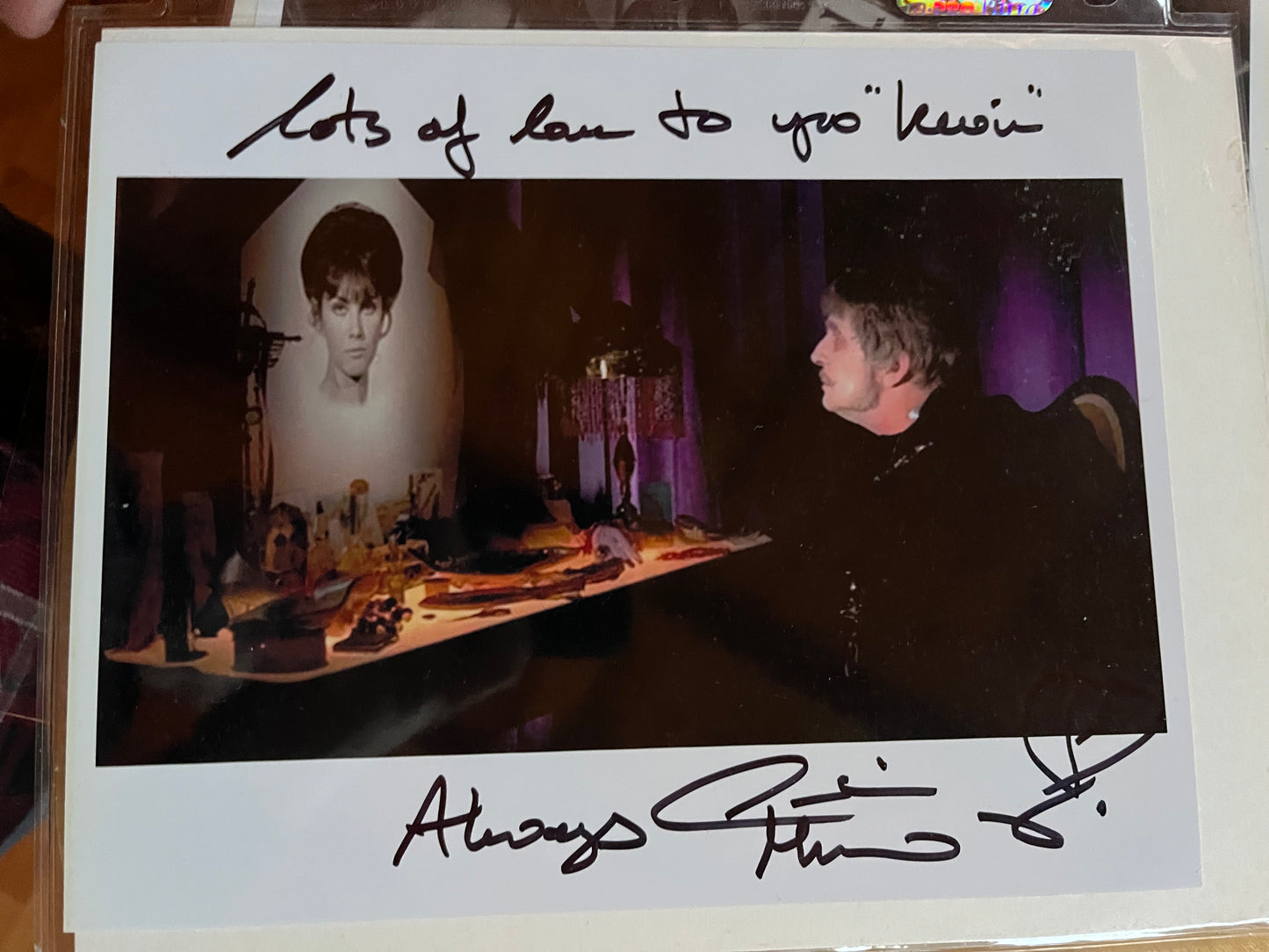 CAROLINE MUNRO, Hammer horror actress, autograph