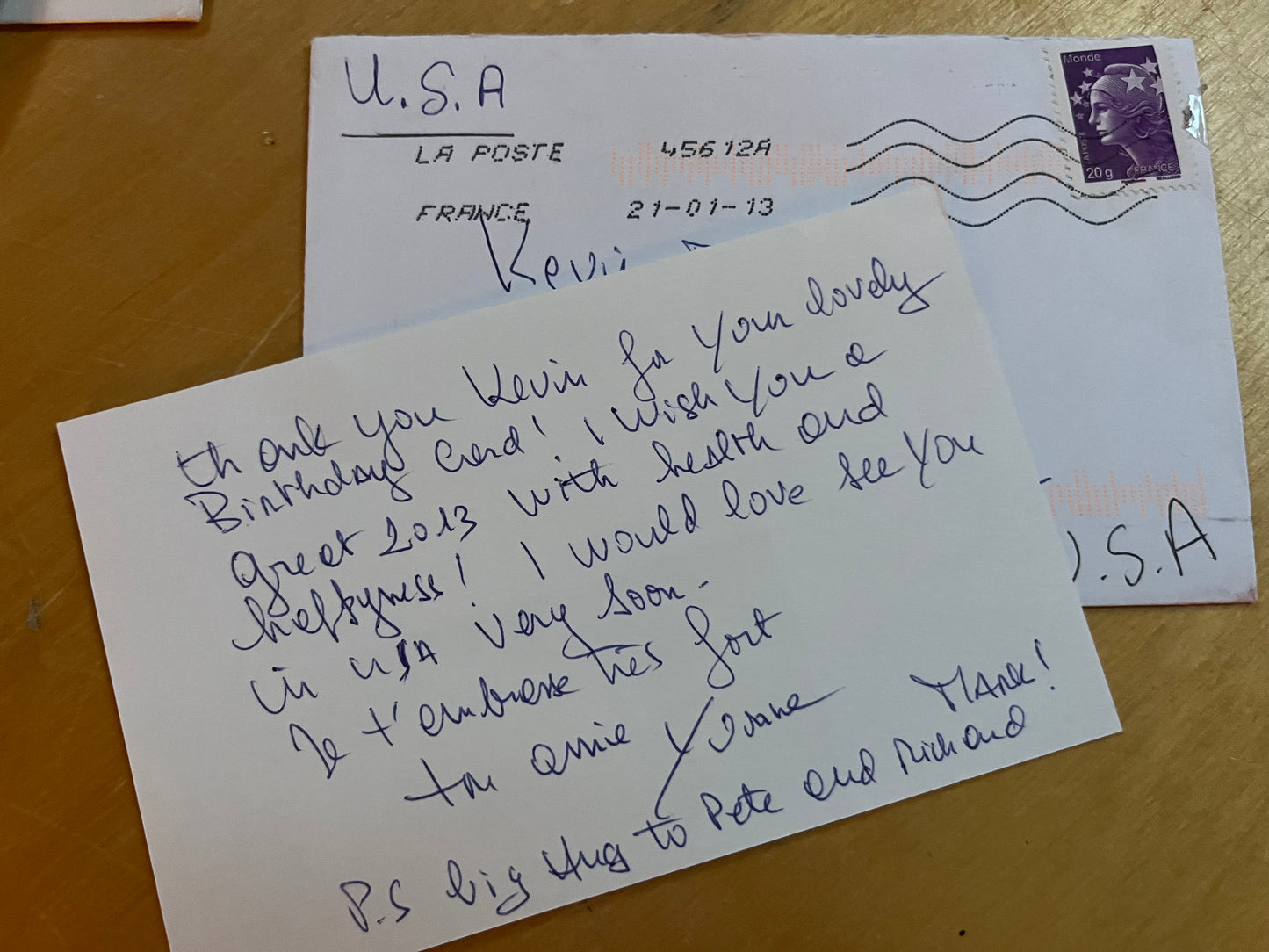 YVONNE MONLAUR, Hammer horror actress, autographed letters