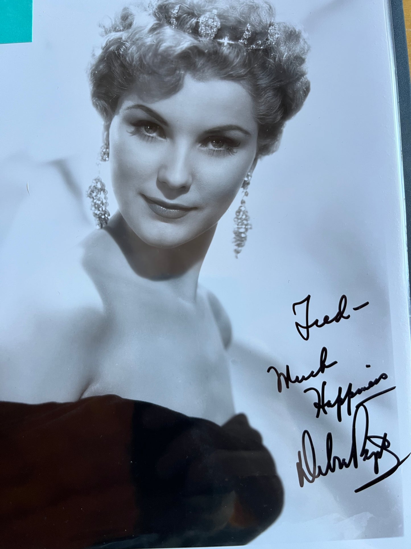 DEBRA PAGET, actress, autograph