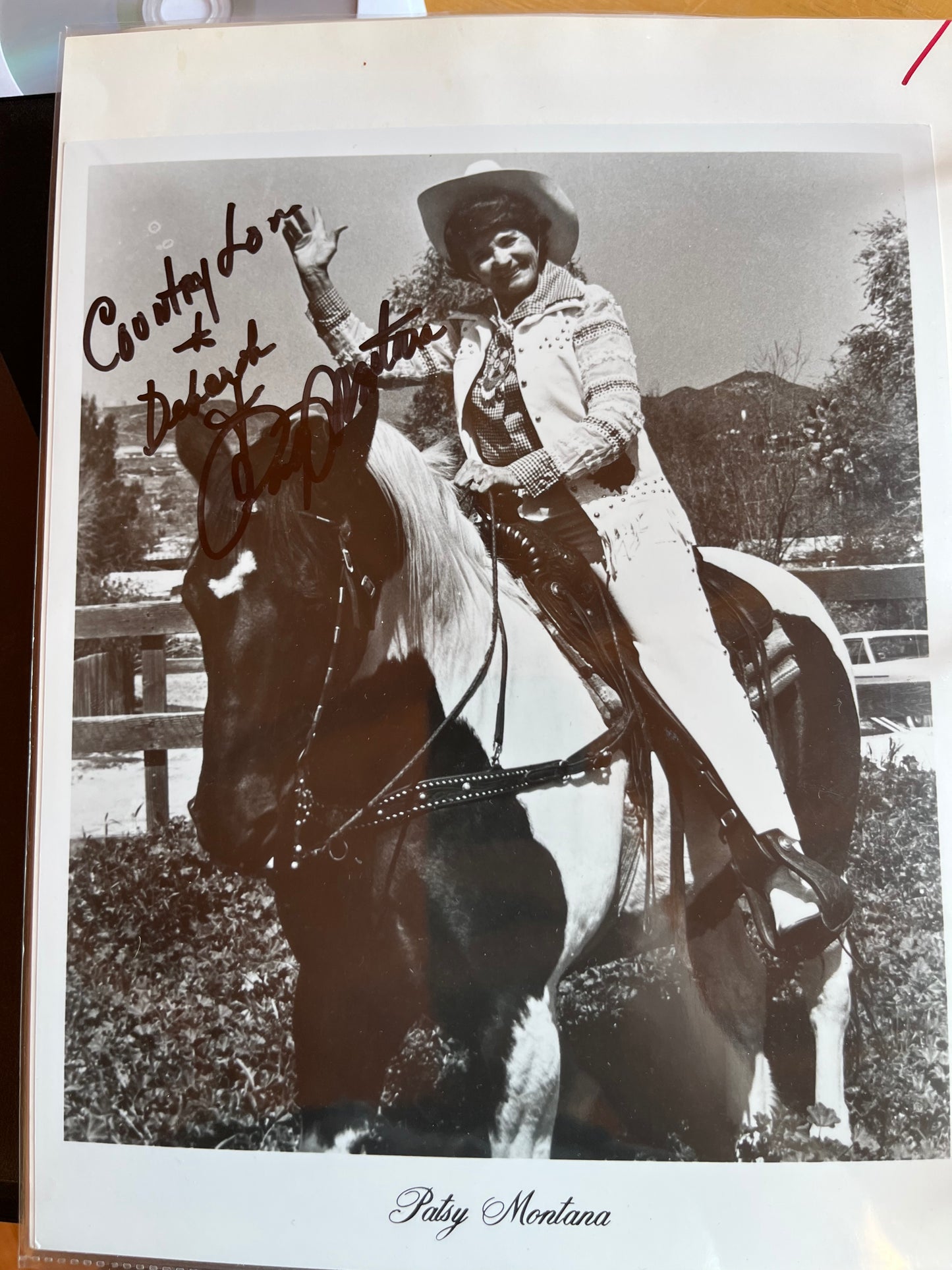 PATSY MONTANA, autograph