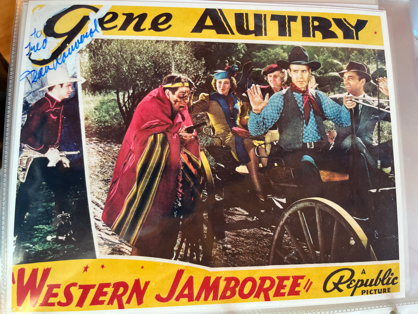 JEAN ROUVEROL, actress, autograph