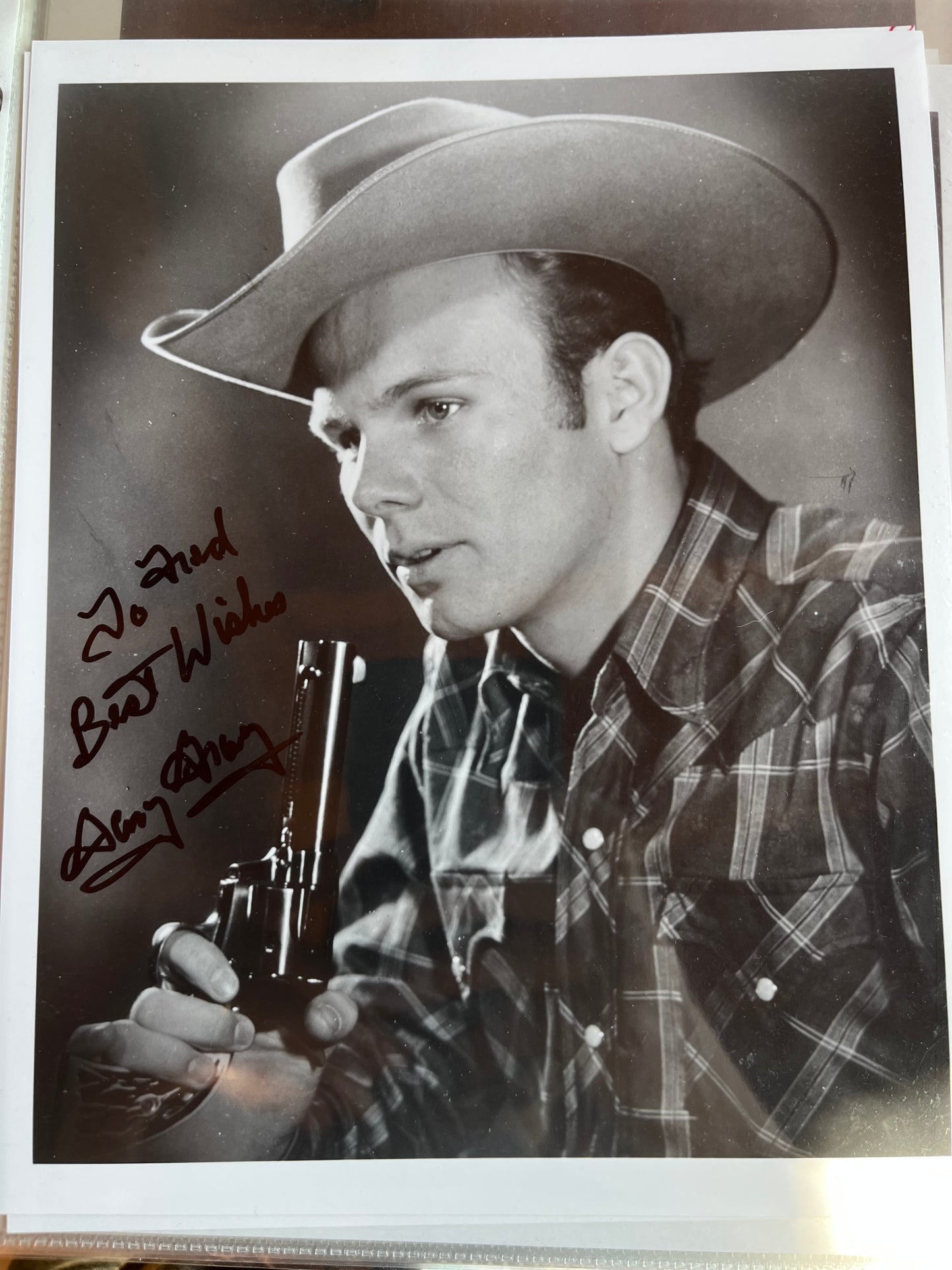 GARY GRAY, Terror at Black Falls (1962), autograph