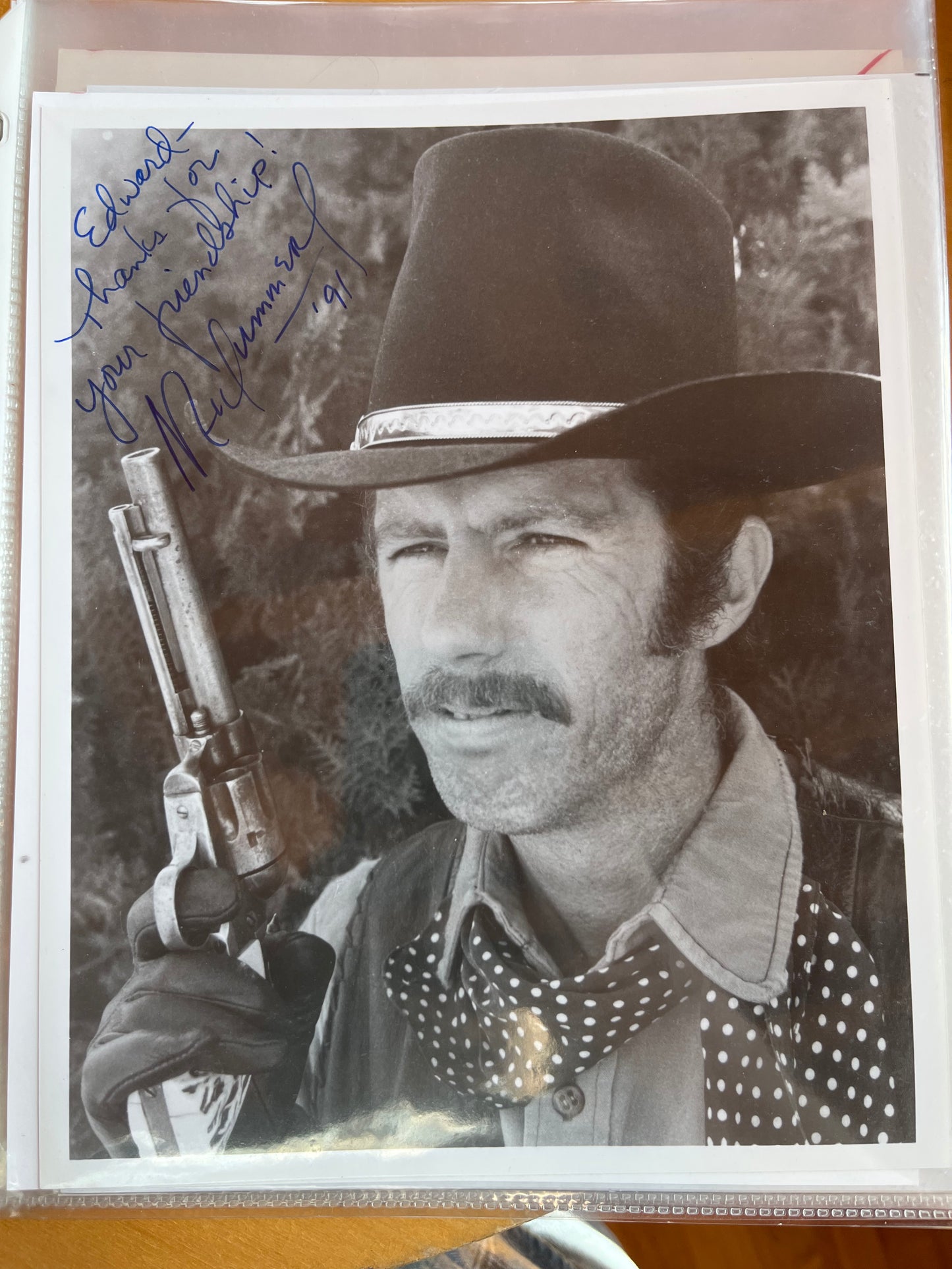 NEIL SUMMERS, stuntman on ROBOCOP, autograph