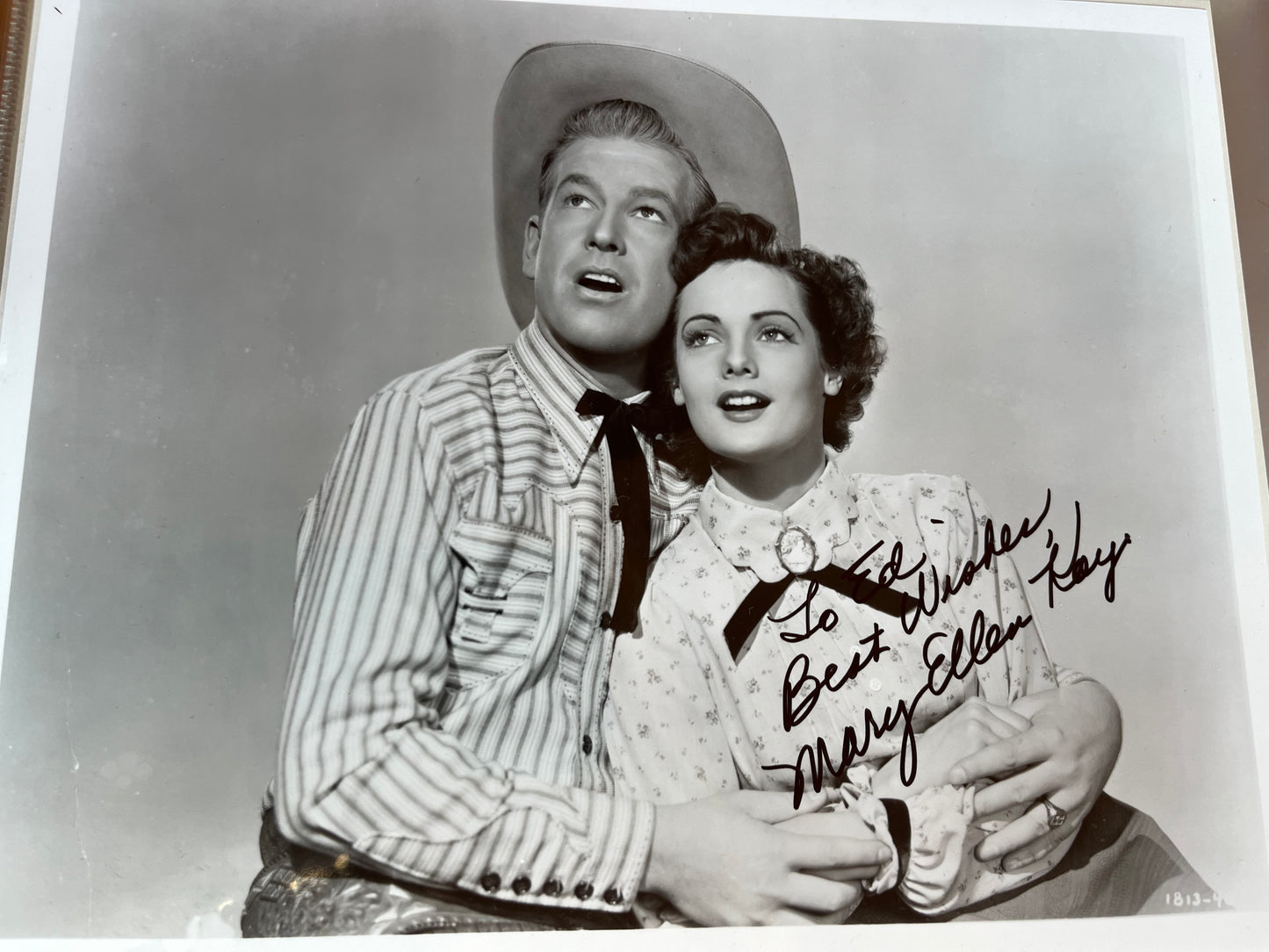 MARY ELLEN KAY, actress, autograph