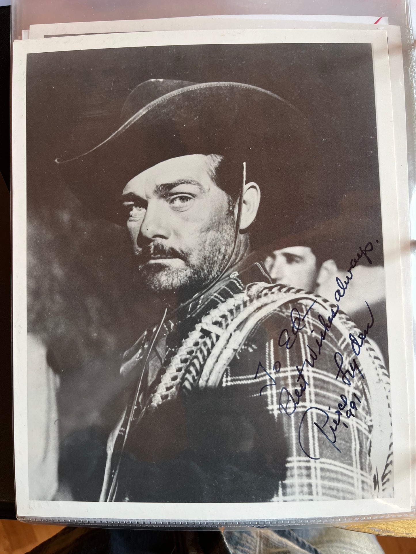 PIERCE LYDEN, actor, autograph