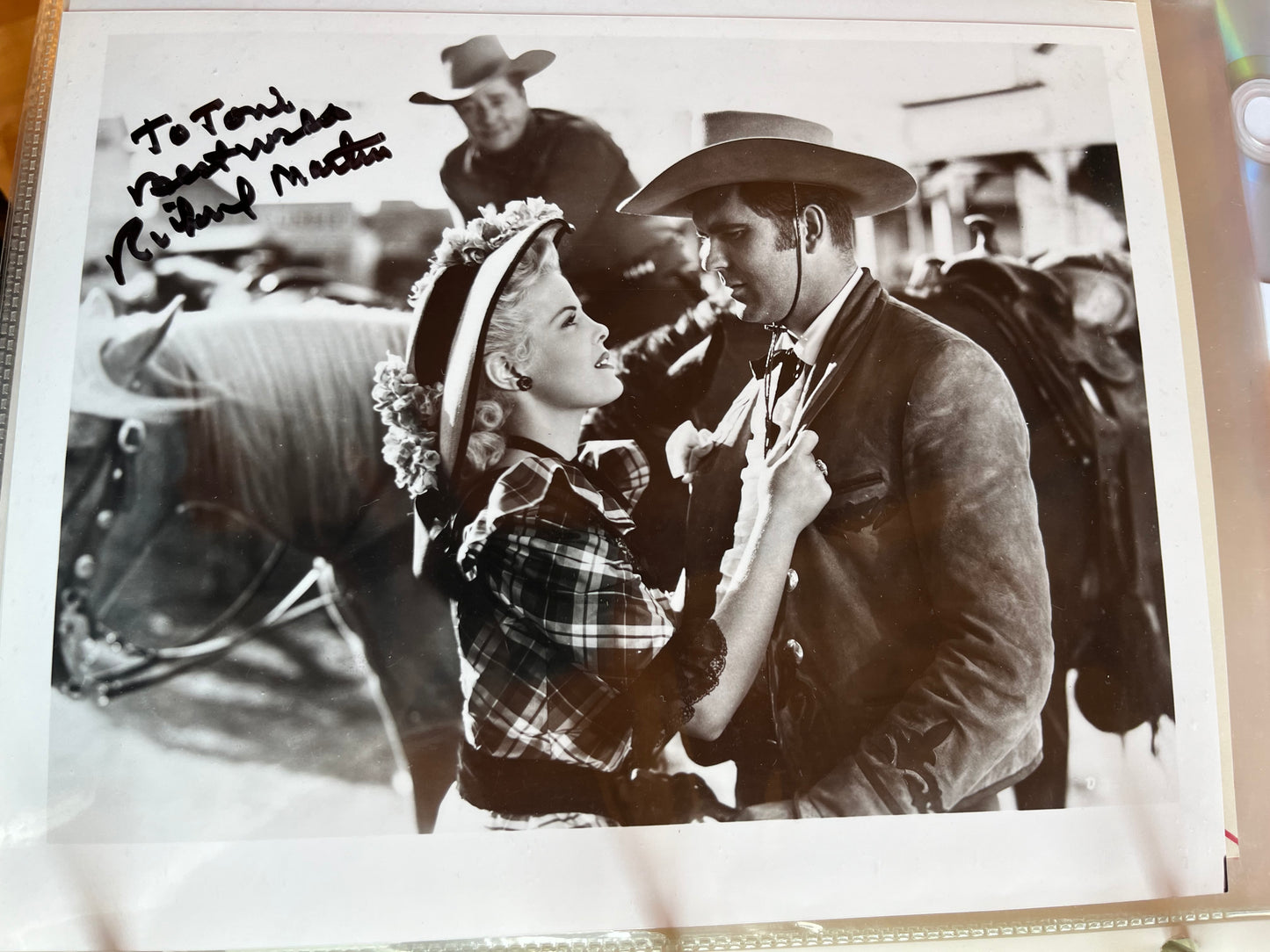 RICHARD MARTIN, as Chito Rafferty, Tim Holt's sidekick, autograph