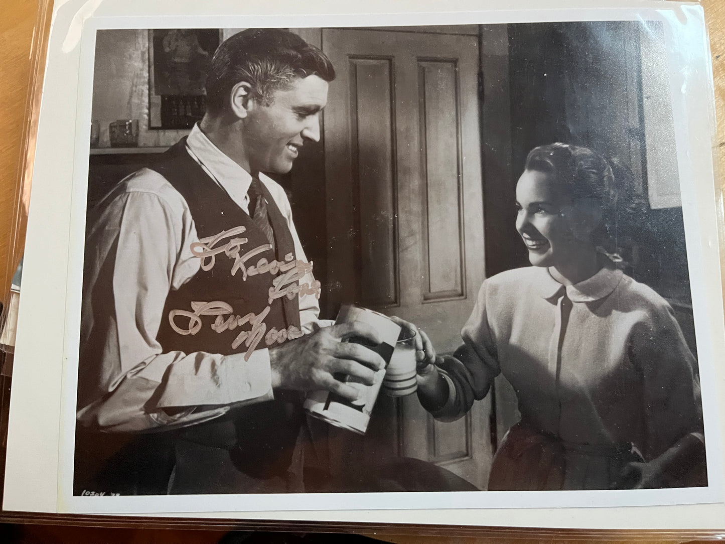 TERRY MOORE, Mighty Joe Young, autograph