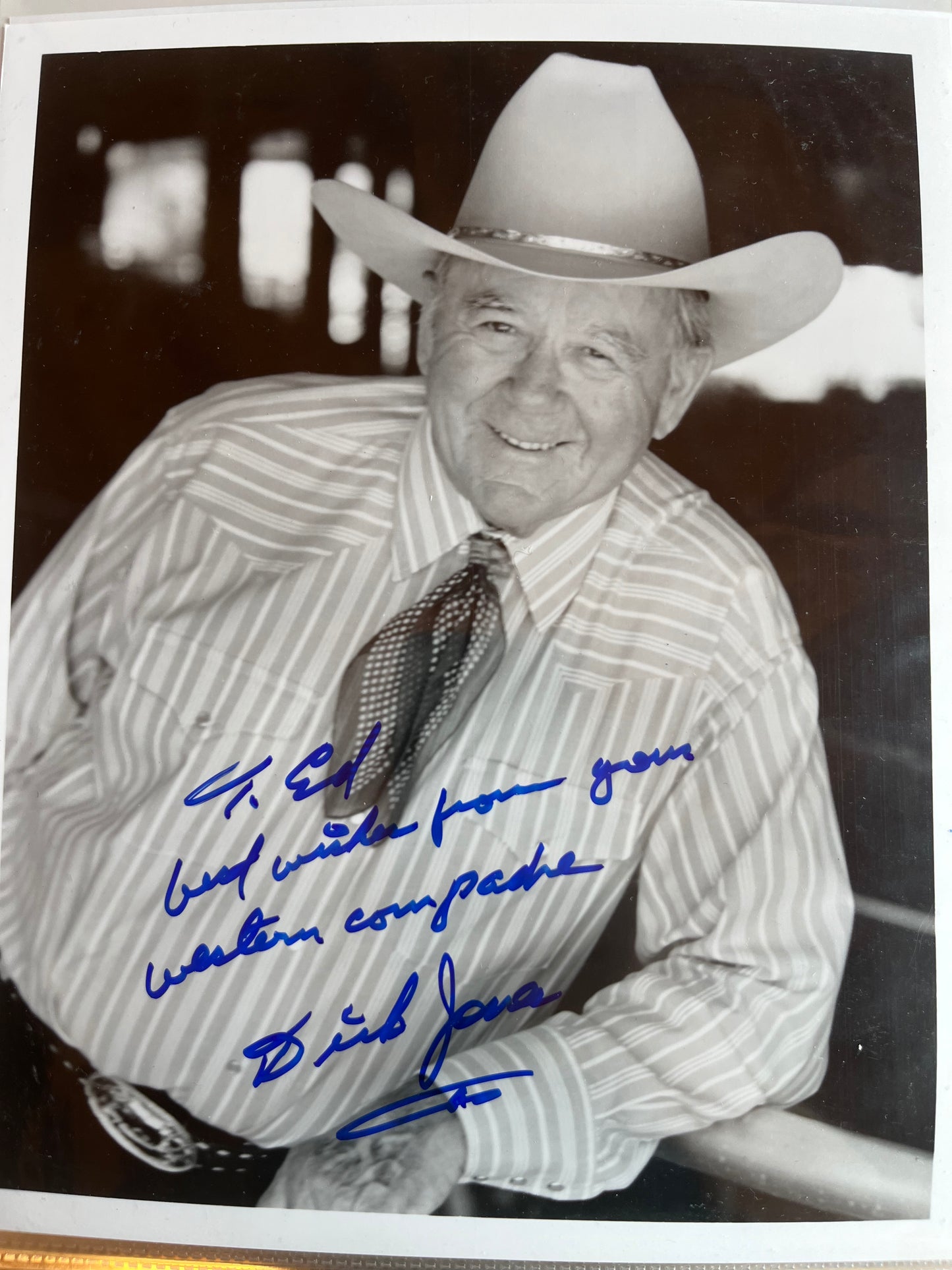 DICK (DICKIE) JONES, actor, voice of PINOCCHIO, autograph