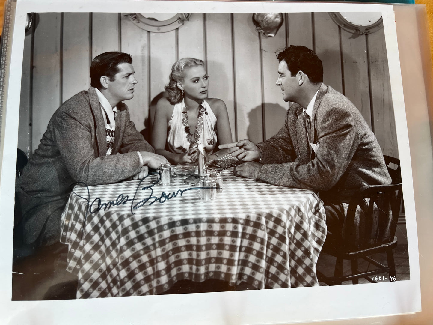 JAMES BROWN, The Sea Hornet (1951), autograph