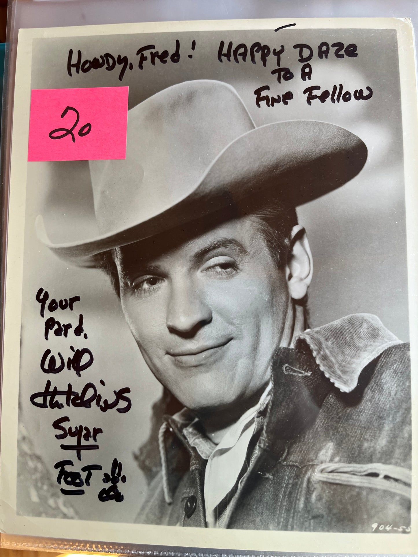 WILL HUTCHINS, Sugarcoat TV star, autograph