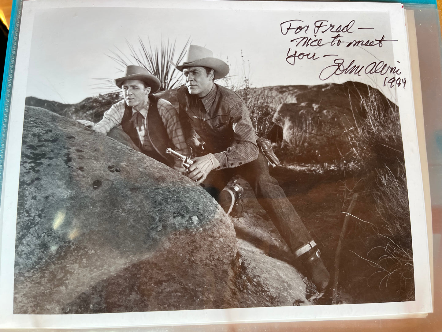 JOHN ALVIN, The Bold Frontiersman (1948) autograph