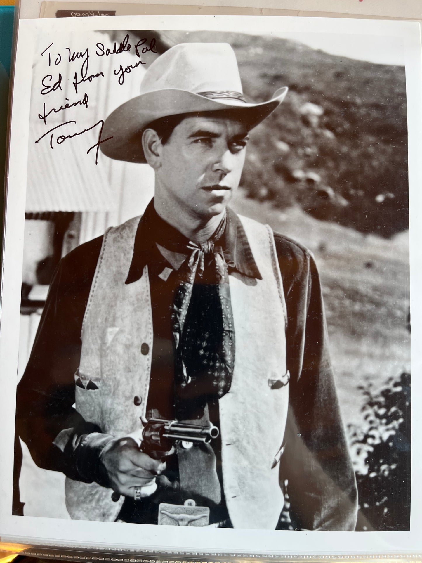TOMMY FARRELL, character actor, autograph