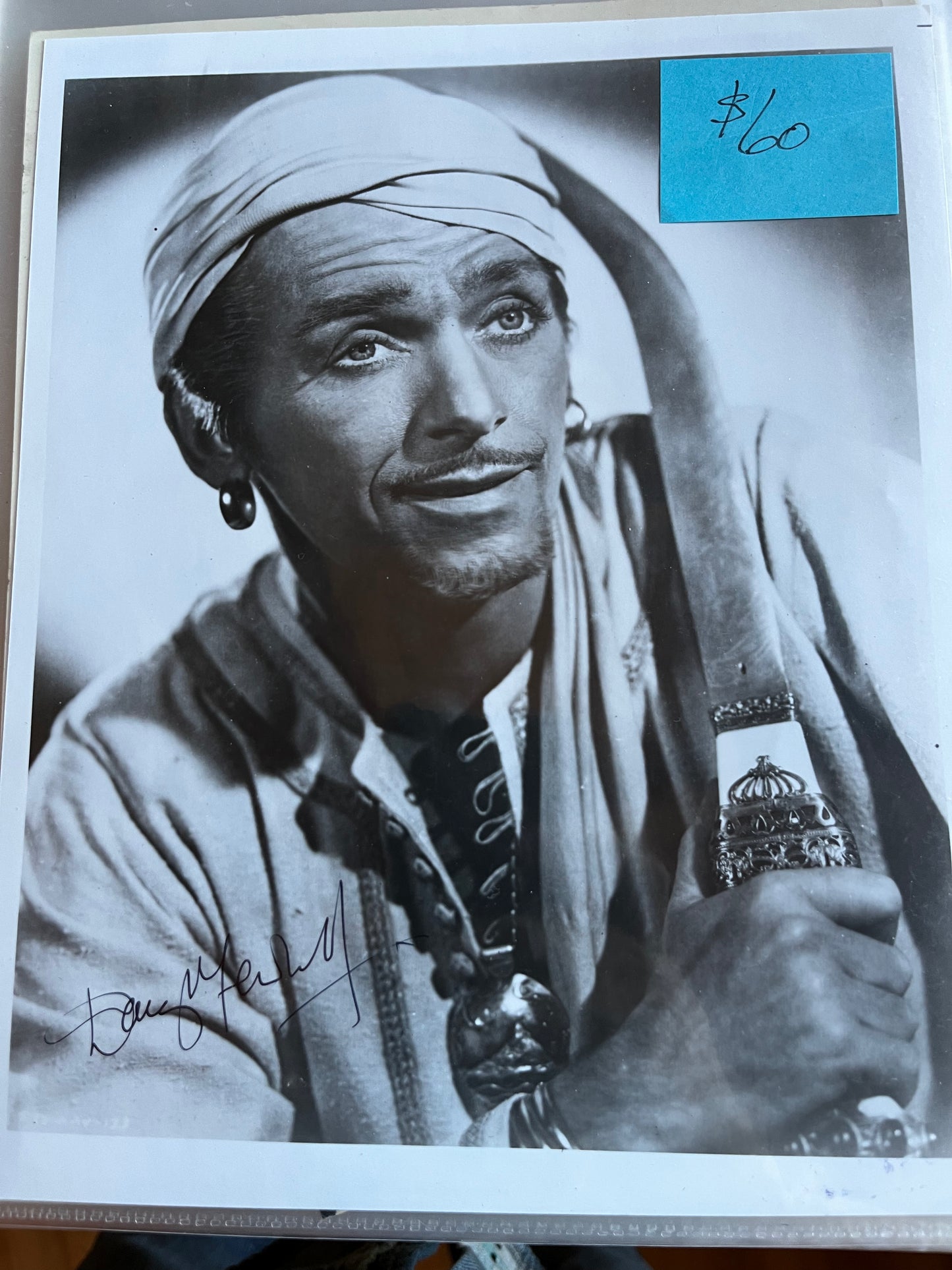 DOUGLAS FAIRBANKS, JR., actor, autograph