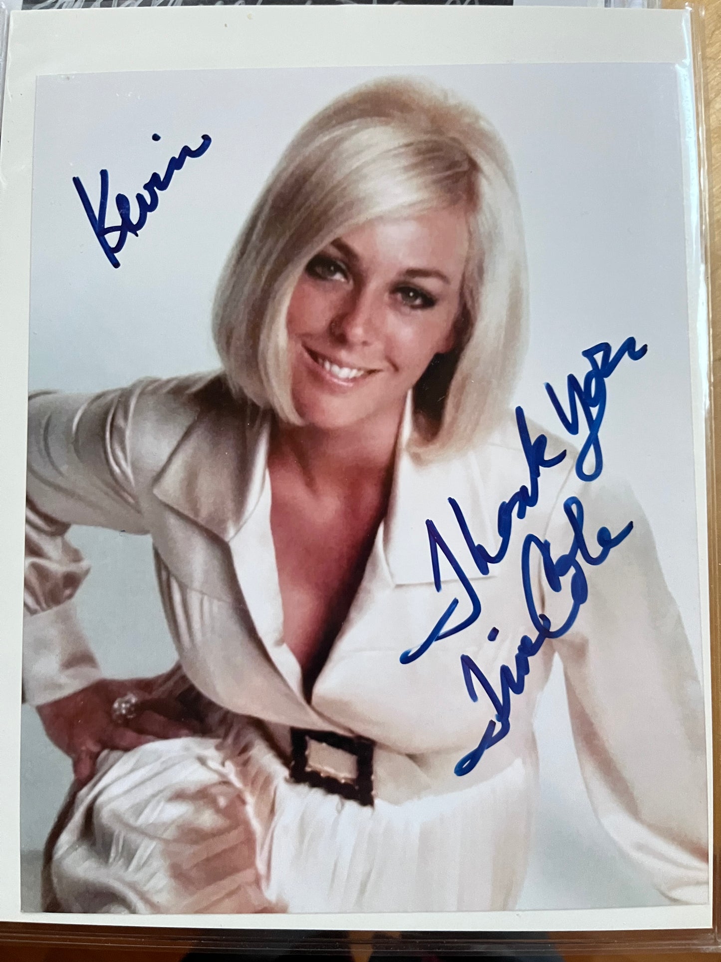 TINA COLE, My Three Sons actress, autograph