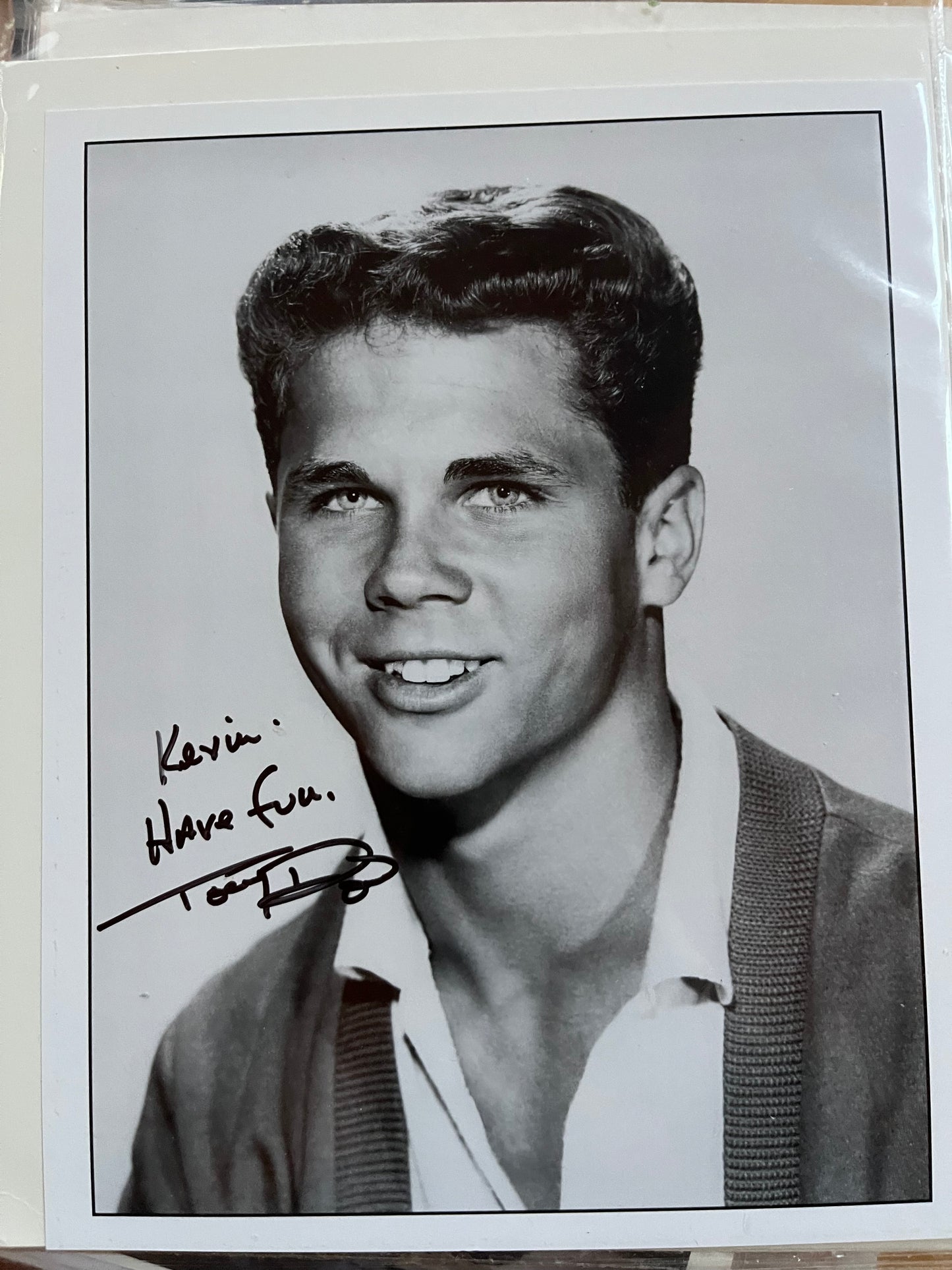 TONY DOW, Wally on Leave it to Beaver, autograph