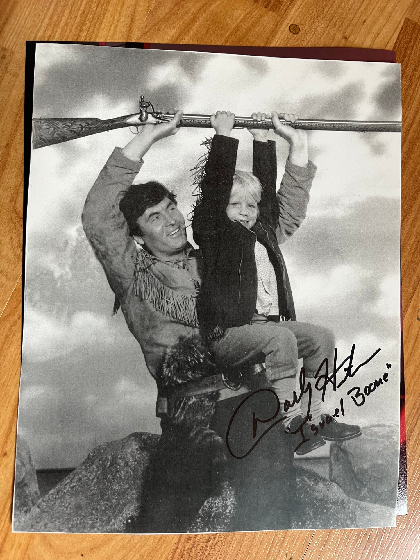 DARBY HINTON, TV's Daniel Boone, autograph
