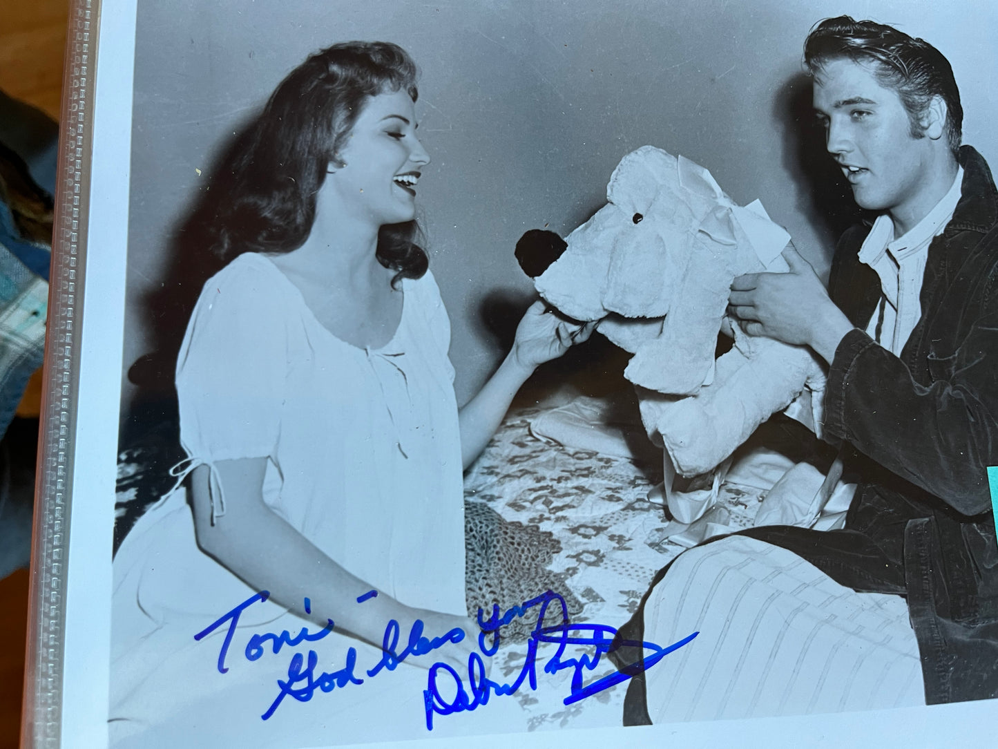 DEBRA PAGET, actress, autograph