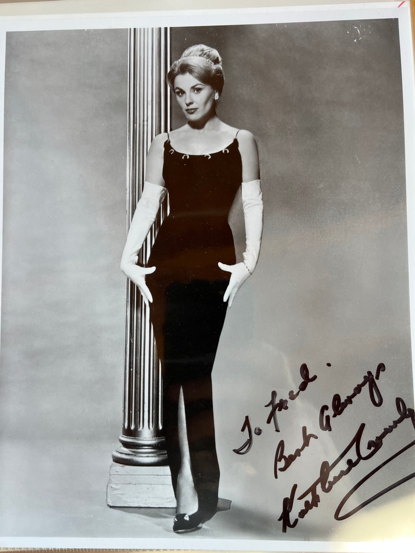 KATHLEEN CROWLEY, actress, autograph