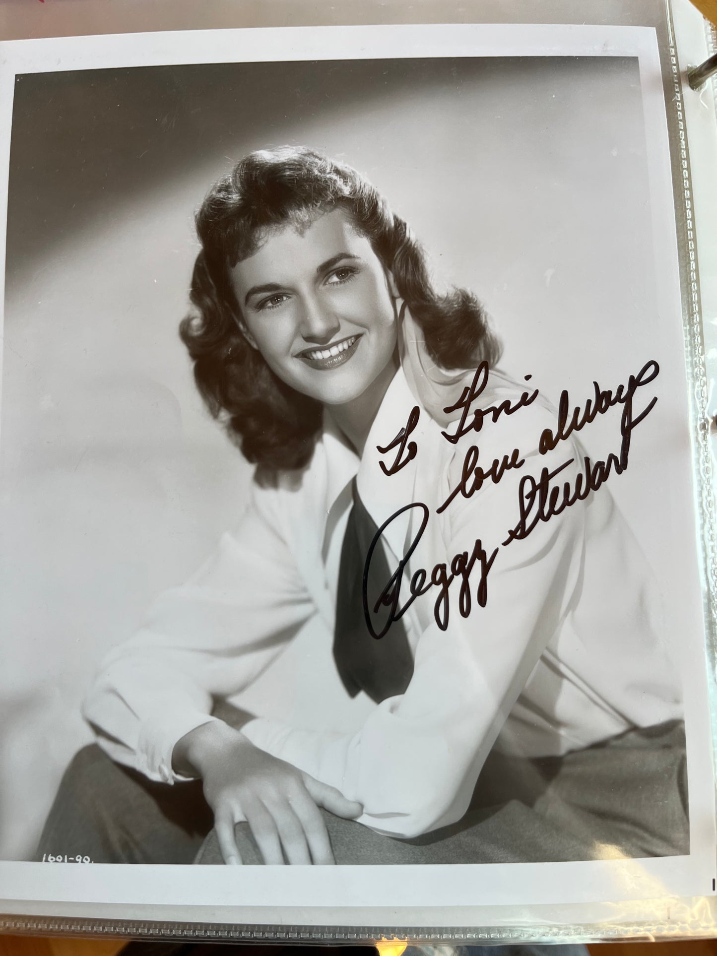 PEGGY STEWART, cowgirl actress, autograph