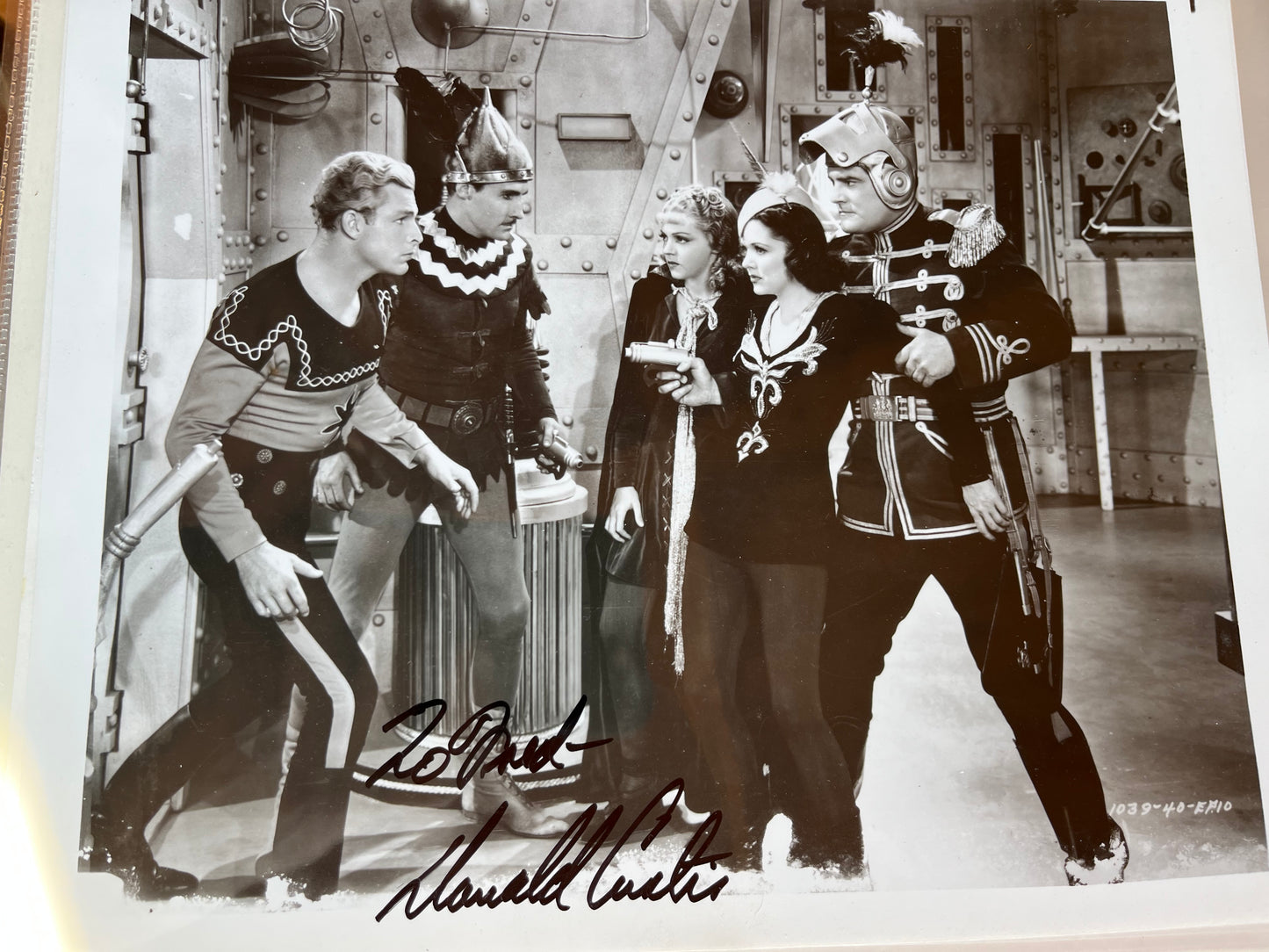 DONALD CURTIS, Flash Gordon Conquers the Universe (1940), autograph