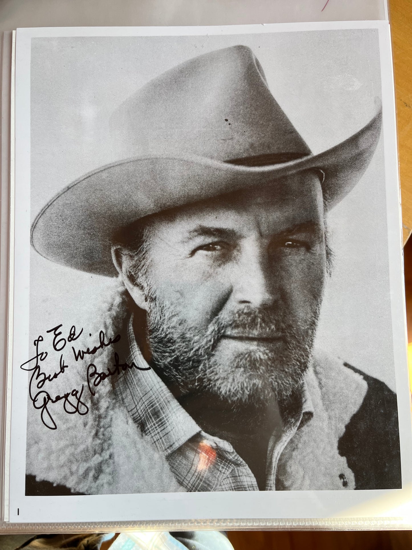 GREGG BARTON (The Gene Autry TV Show) autograph