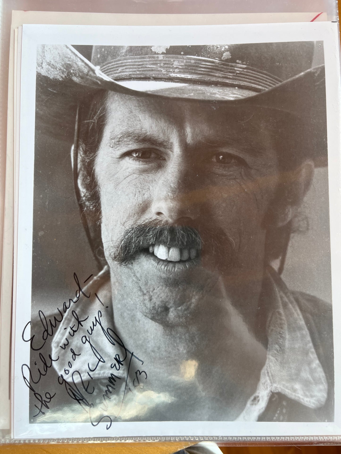 NEIL SUMMERS, stuntman on ROBOCOP, autograph