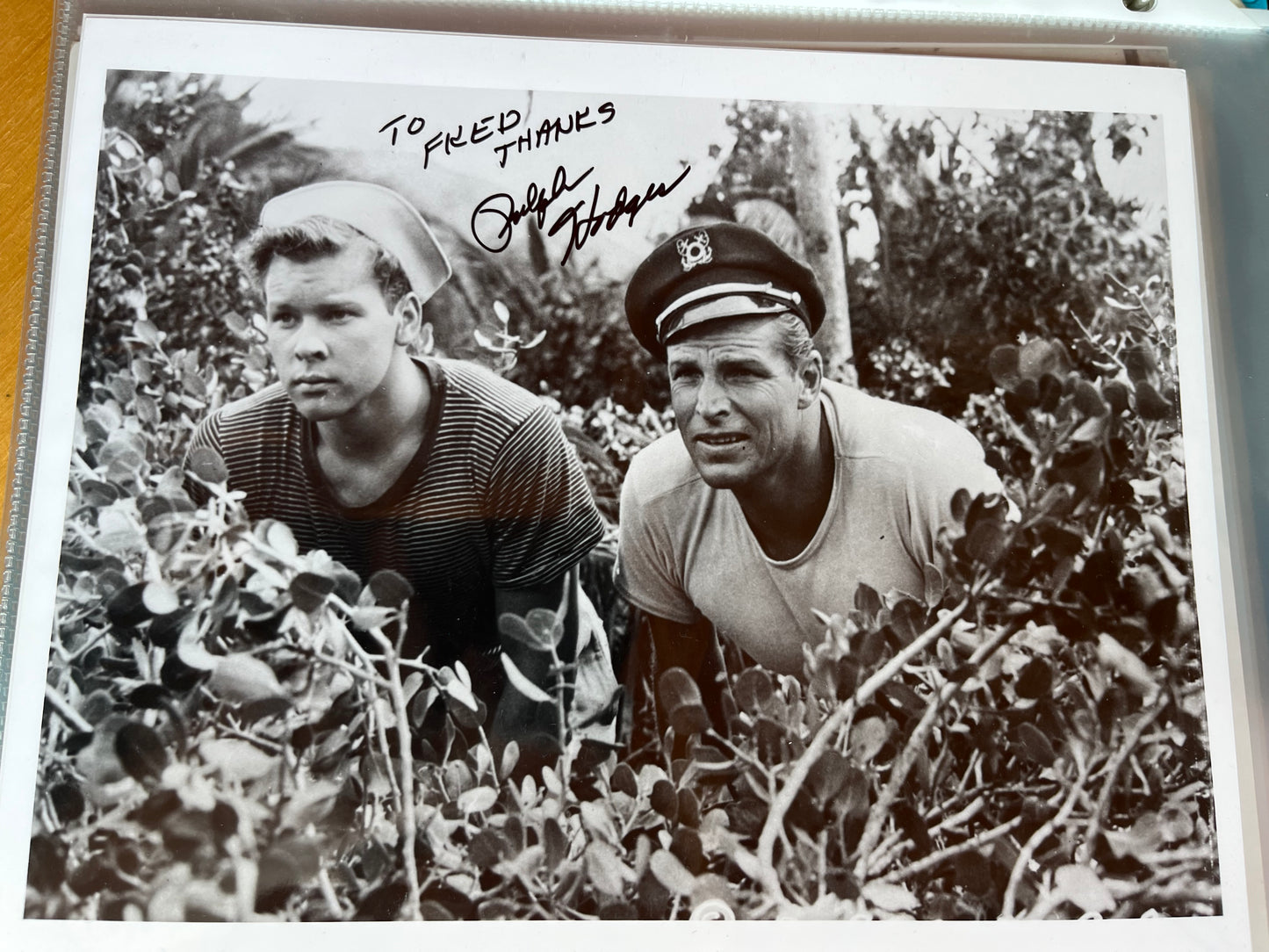 RALPH HODGES, The Sea Hound (1951 cliffhanger serial), autograph