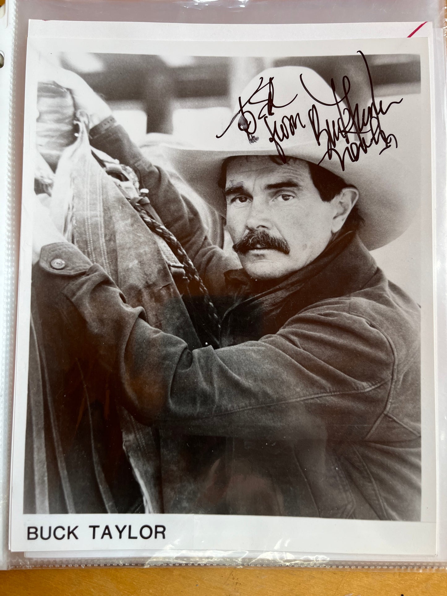 BUCK TAYLOR from GUNSMOKE (autograph)