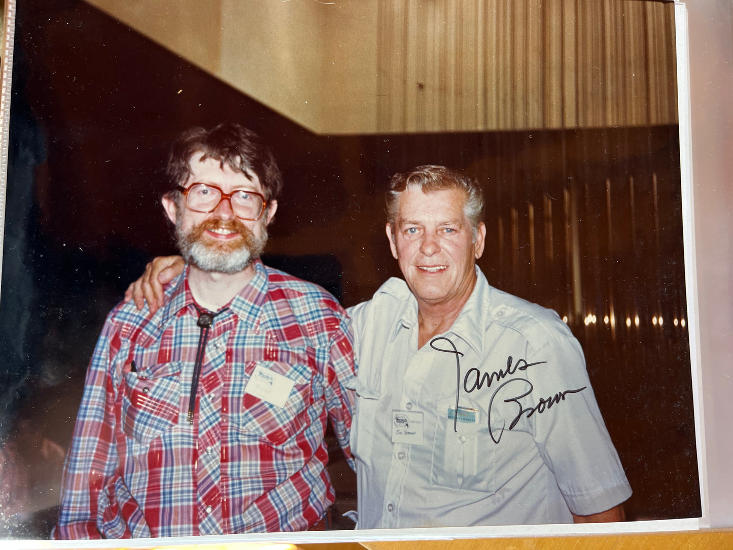 JAMES BROWN, Adventures of Rin Tin Tin TV, autograph