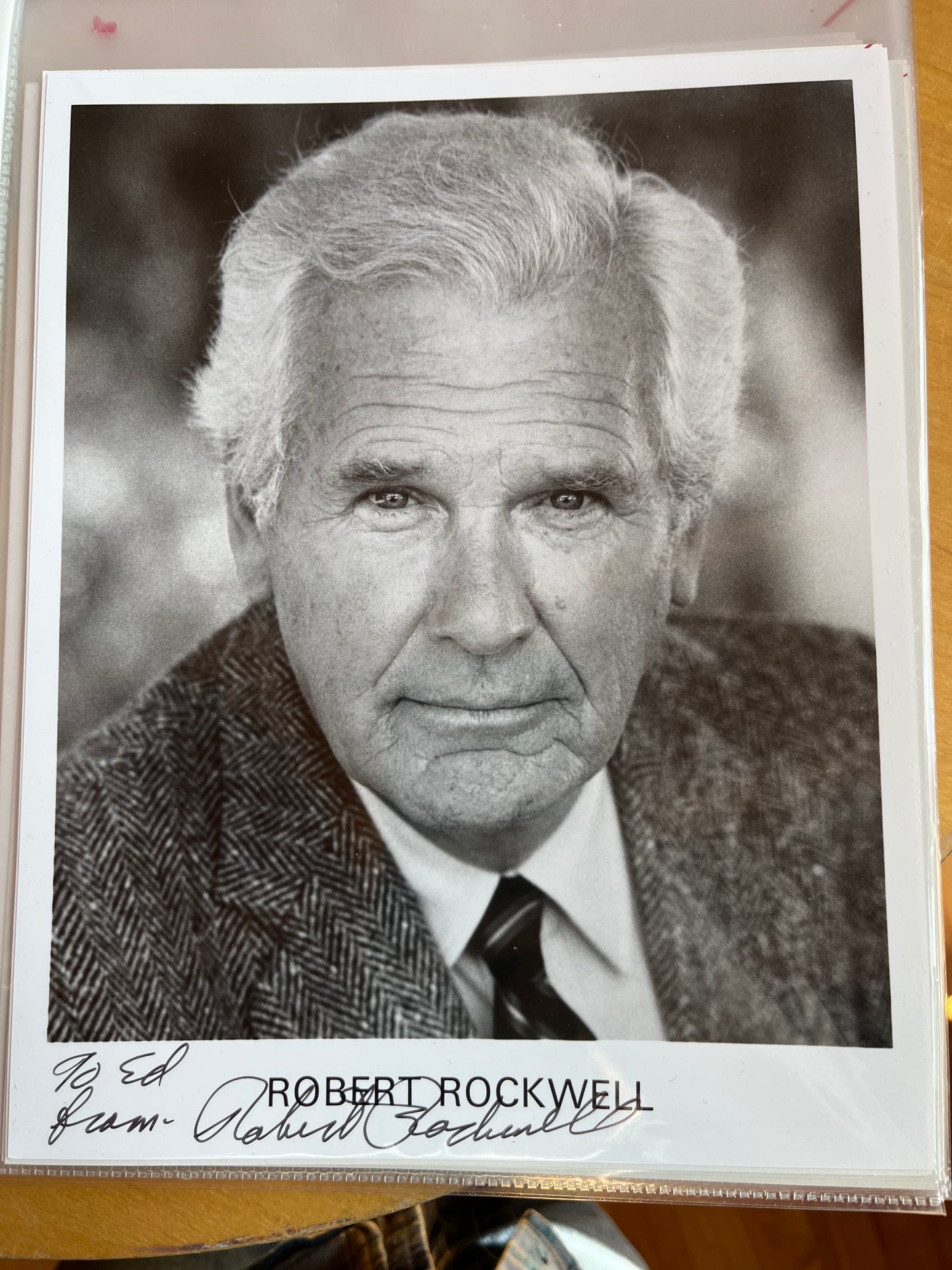 ROBERT ROCKWELL, actor, autograph