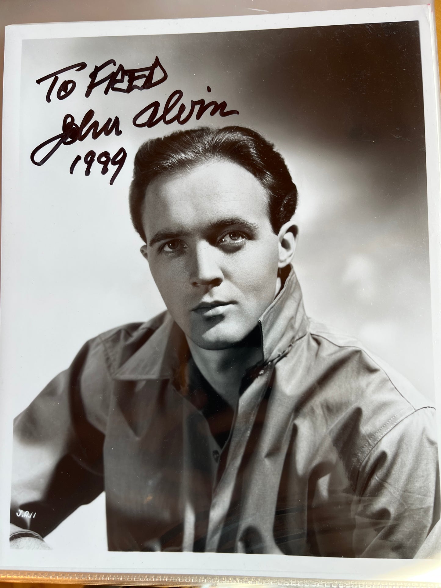 JOHN ALVIN, Destination Tokyo (1943) autograph