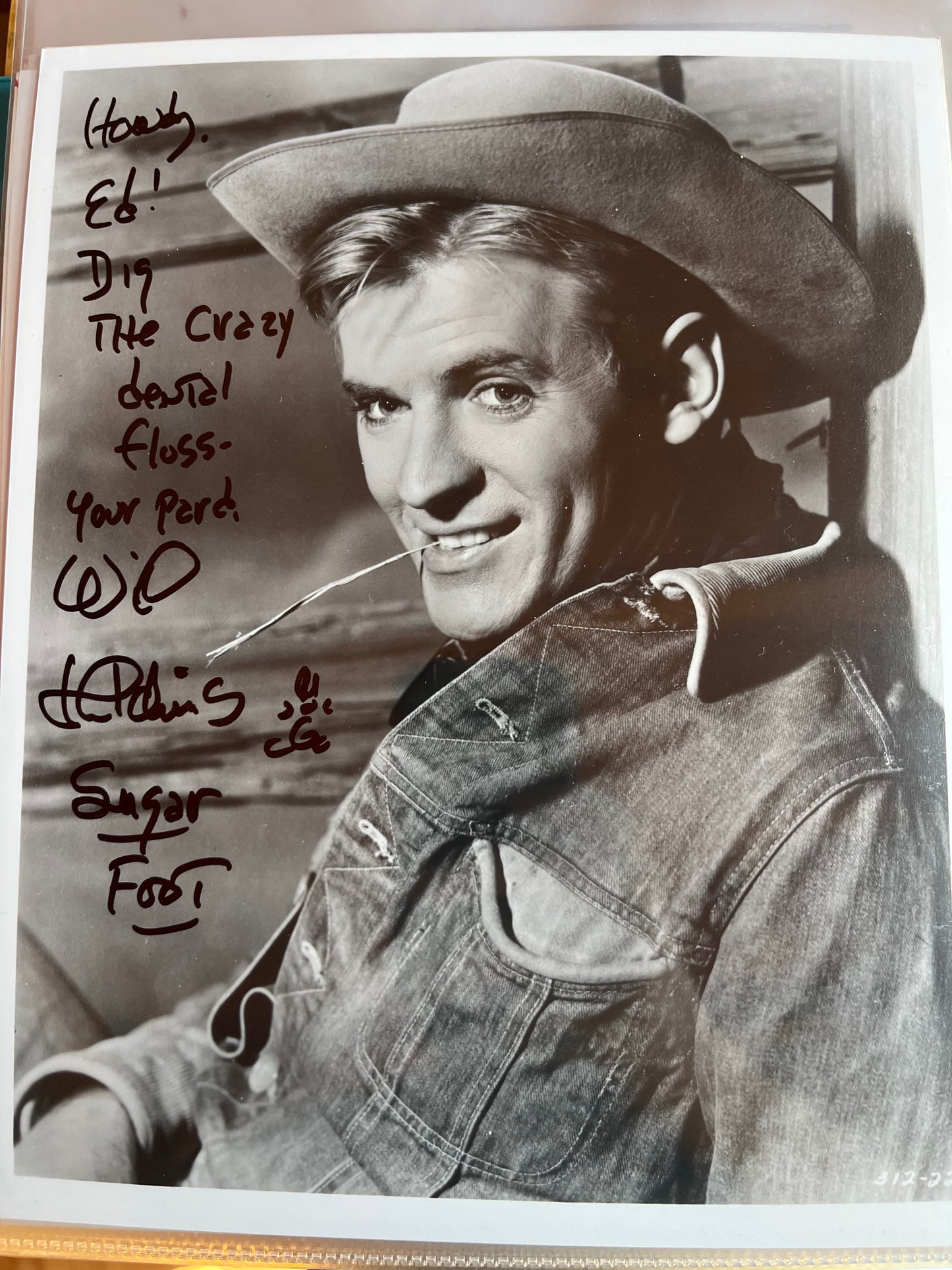 WILL HUTCHINS, Sugarcoat TV star, autograph