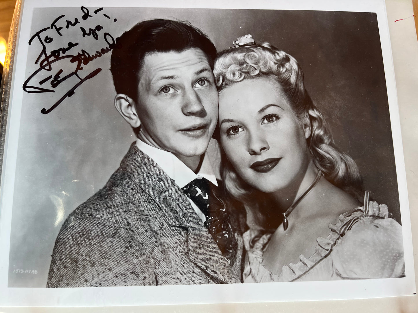 PENNY EDWARDS, actress, autograph