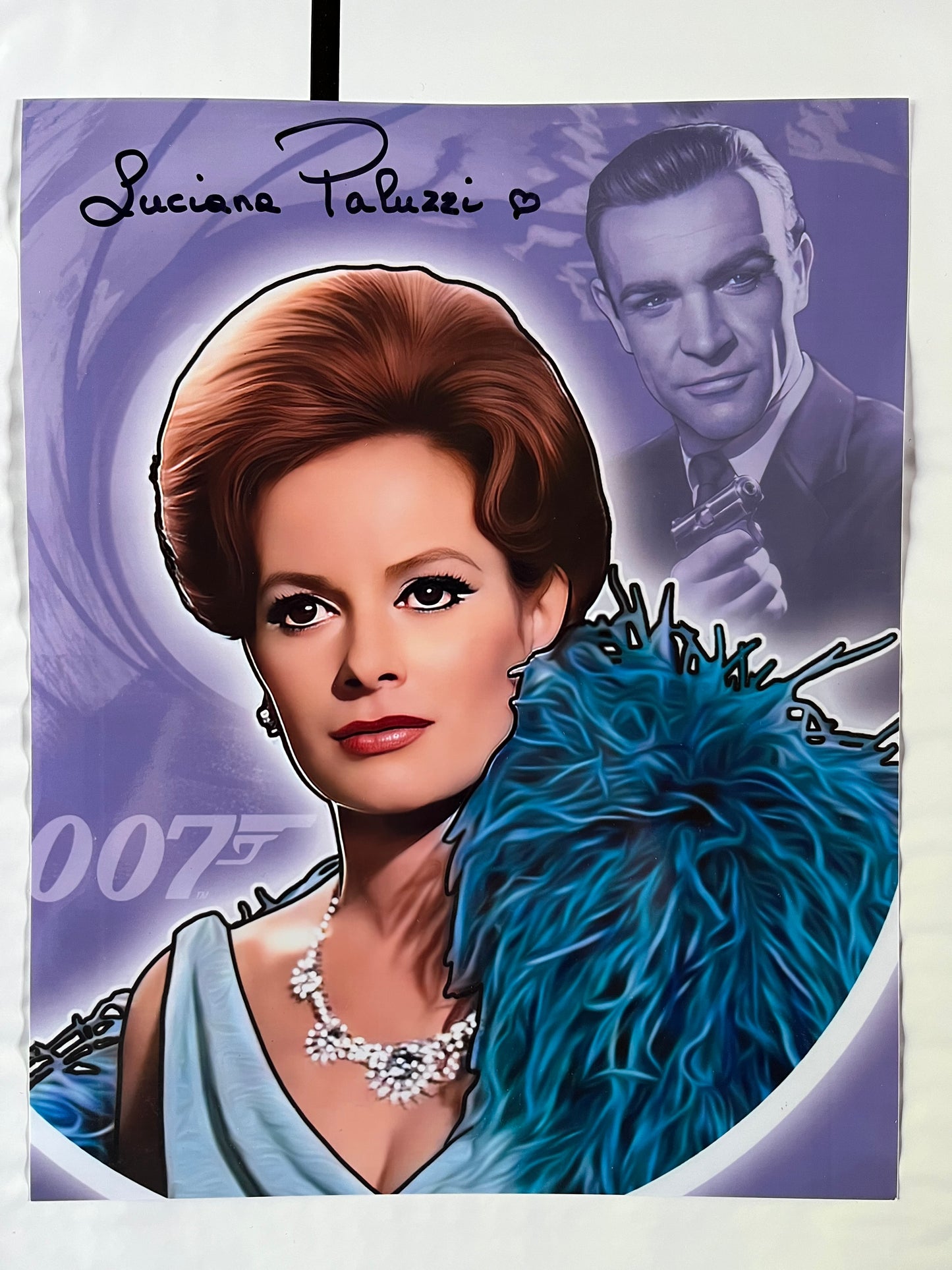 LUCIANA PALUZZI, Bond Girl, autograph