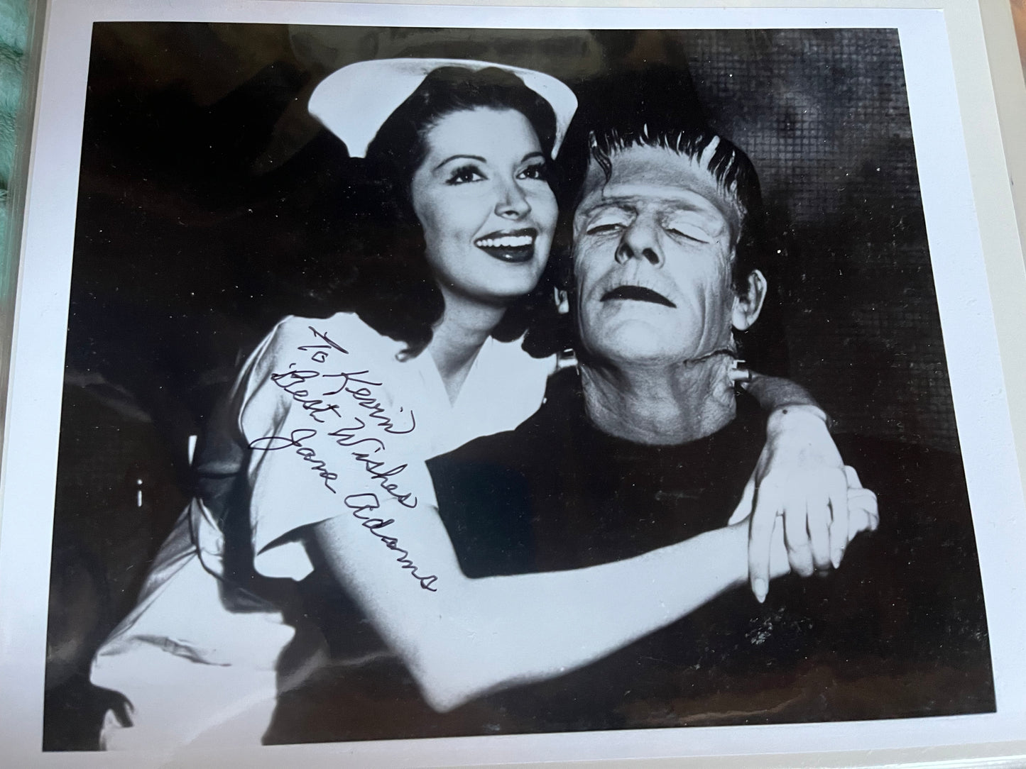 Jane Adams, House of Dracula (1946), autograph