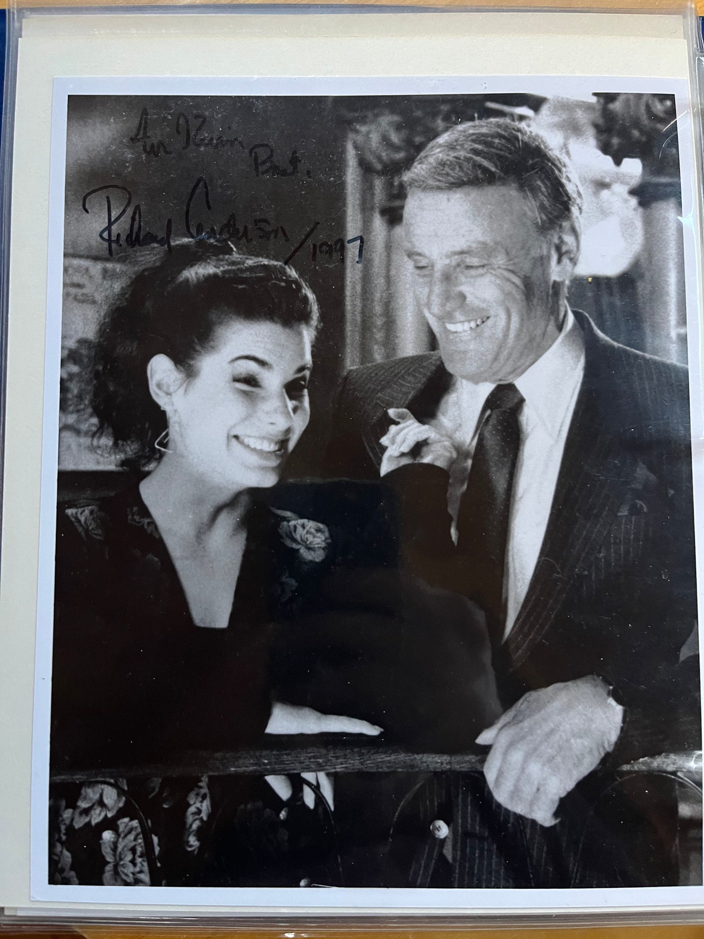 RICHARD ANDERSON, Six Million Dollar Man, Bionic Woman, autograph