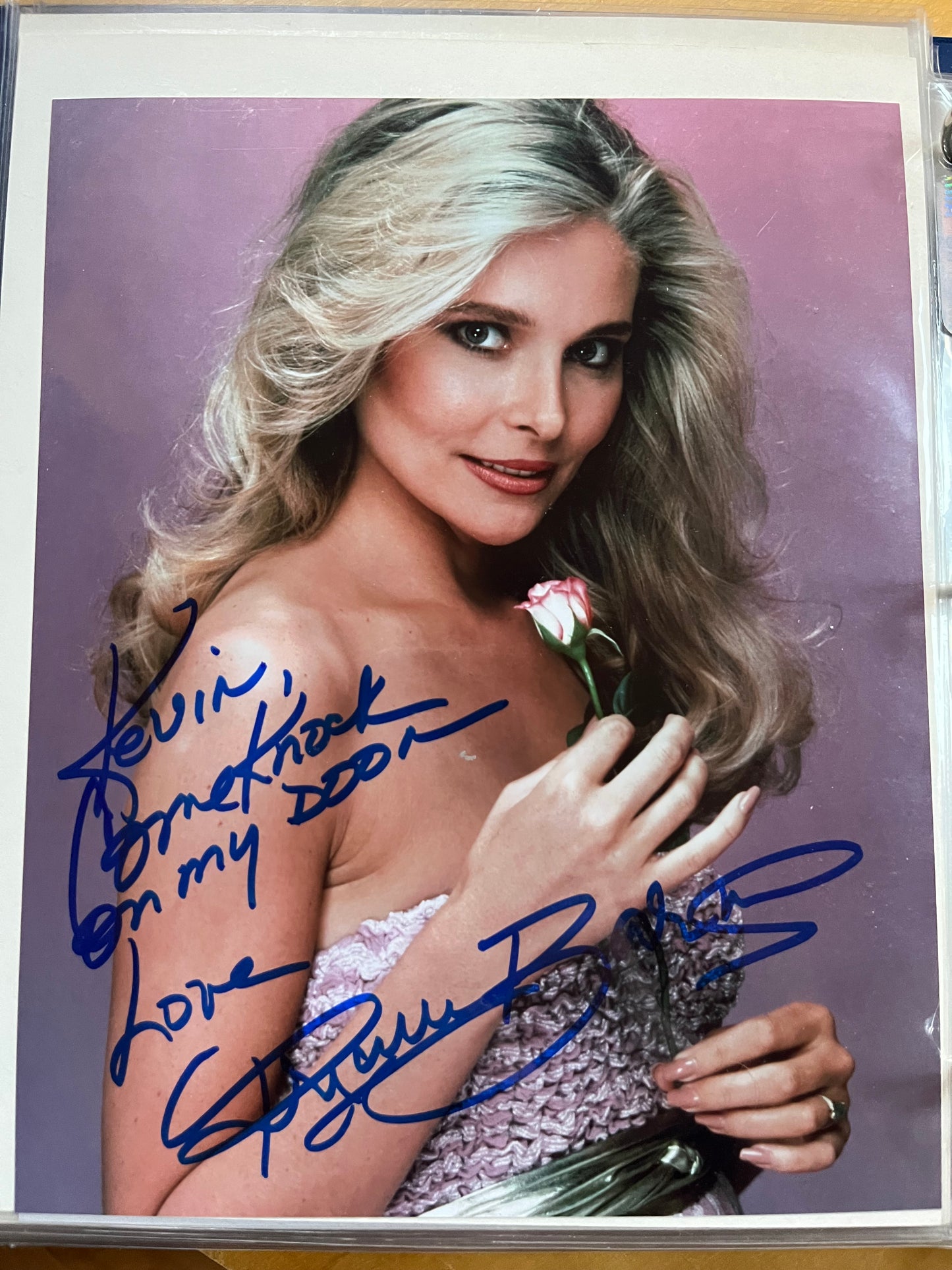 PRISCILLA BARNES, Three's Company, autograph