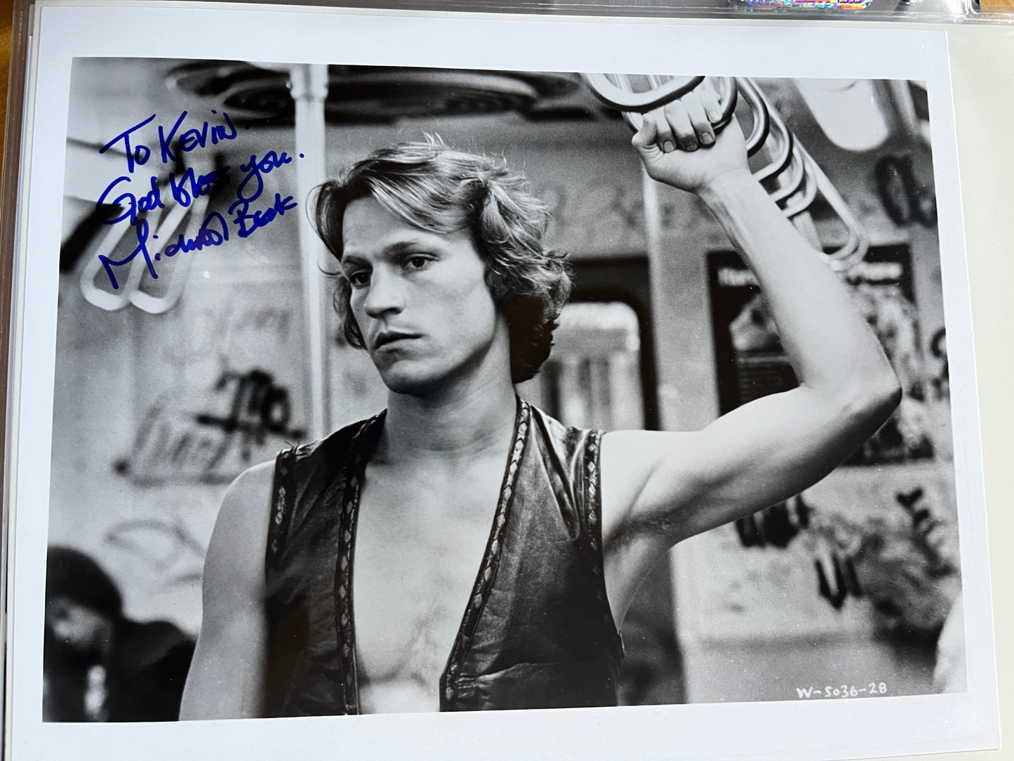 MICHAEL BECK, The Warriors, autograph