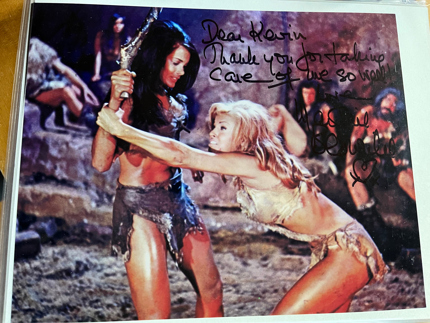 MARTINE BESWICK, Hammer horror actress, autograph