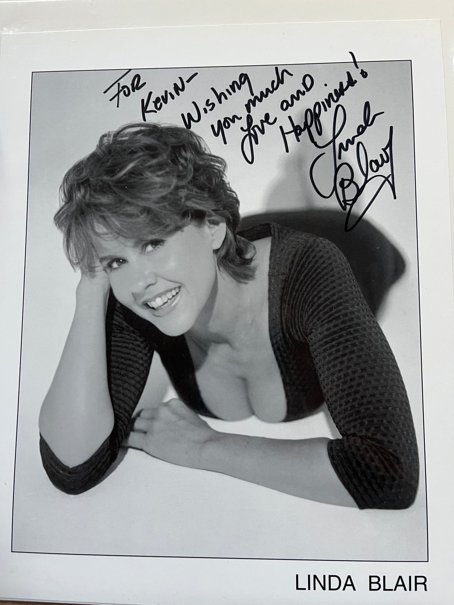 LINDA BLAIR, The Exorcist, autograph