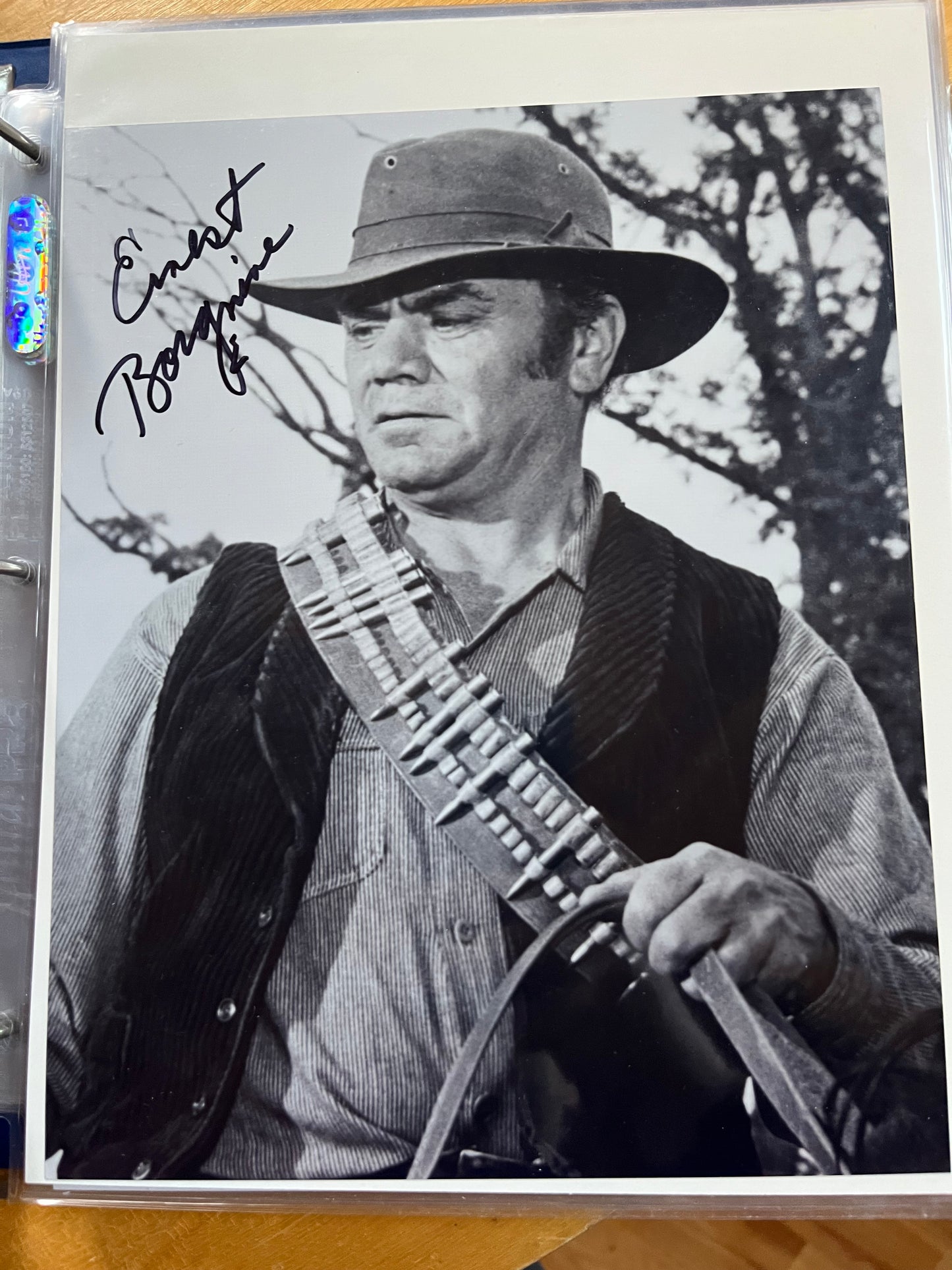 ERNEST BORGNINE, McHale's Navy, autograph