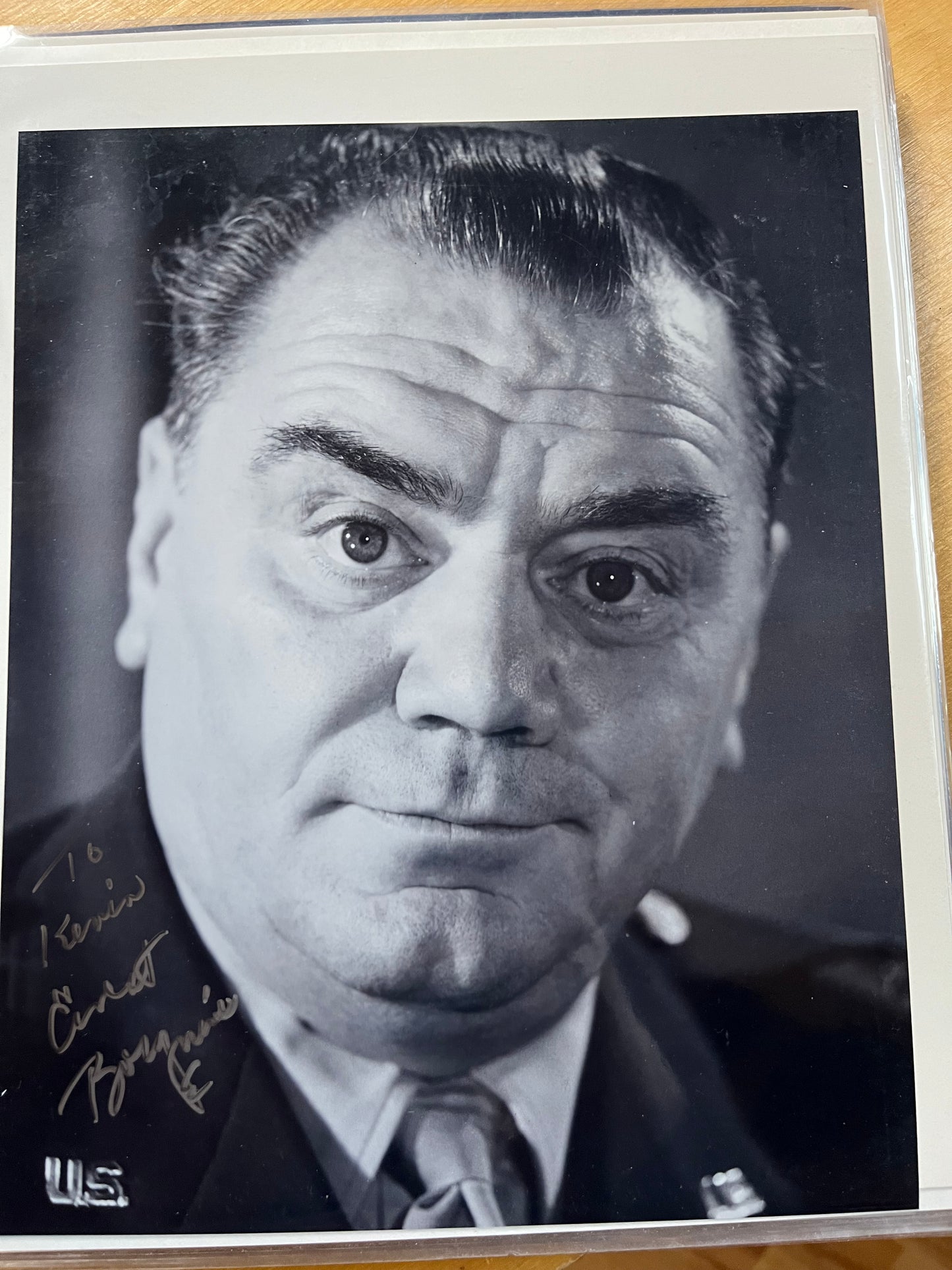 ERNEST BORGNINE, McHale's Navy, autograph