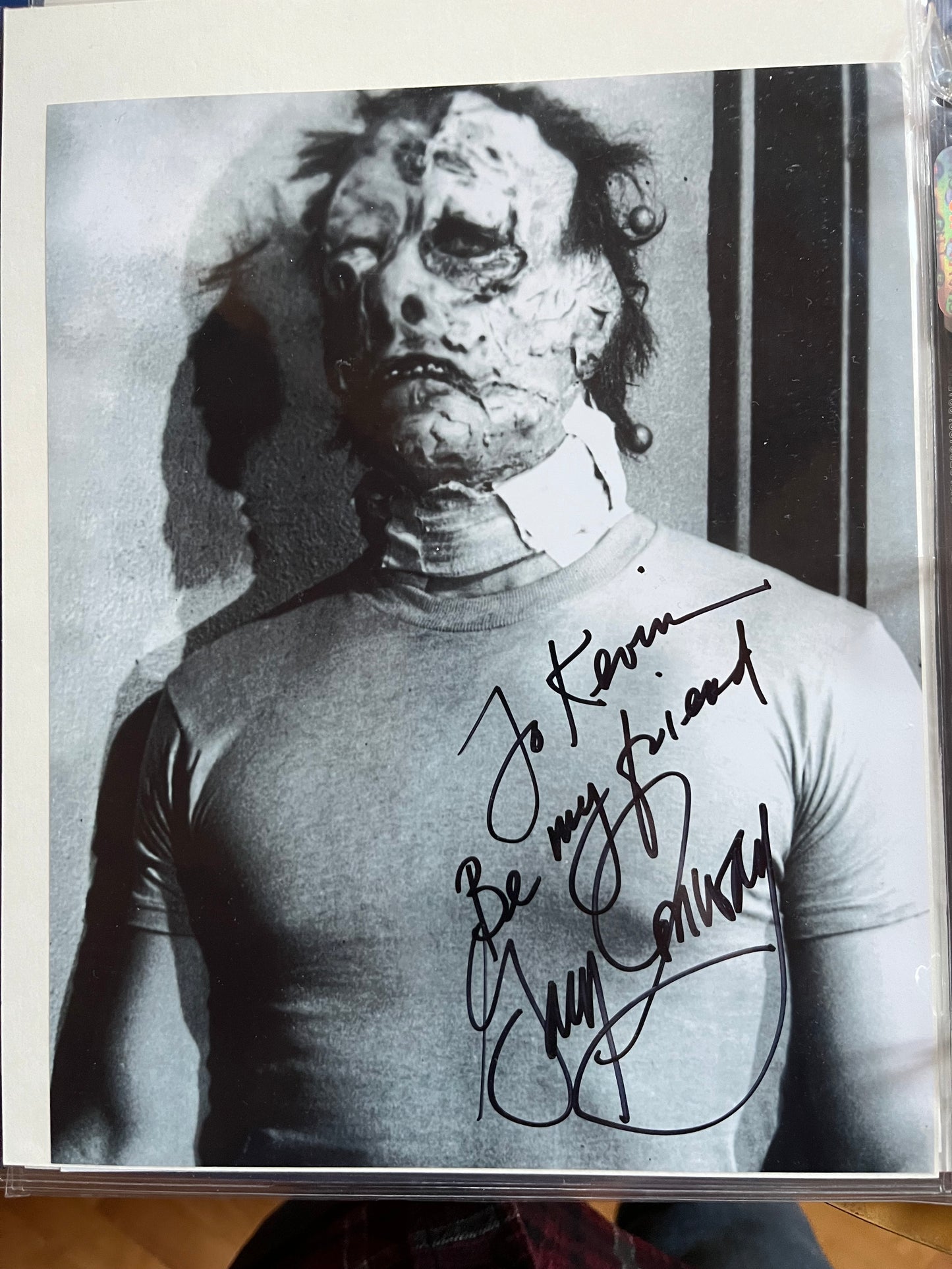 GARY CONWAY, I Was a Teenage Frankenstein, autograph