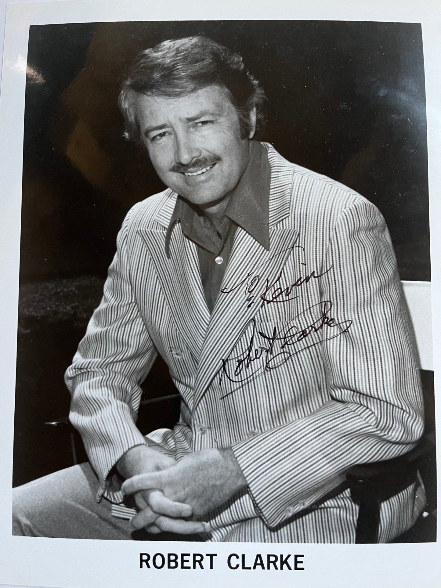ROBERT CLARKE, Man from Planet X, Hideous Sun Demon, autograph