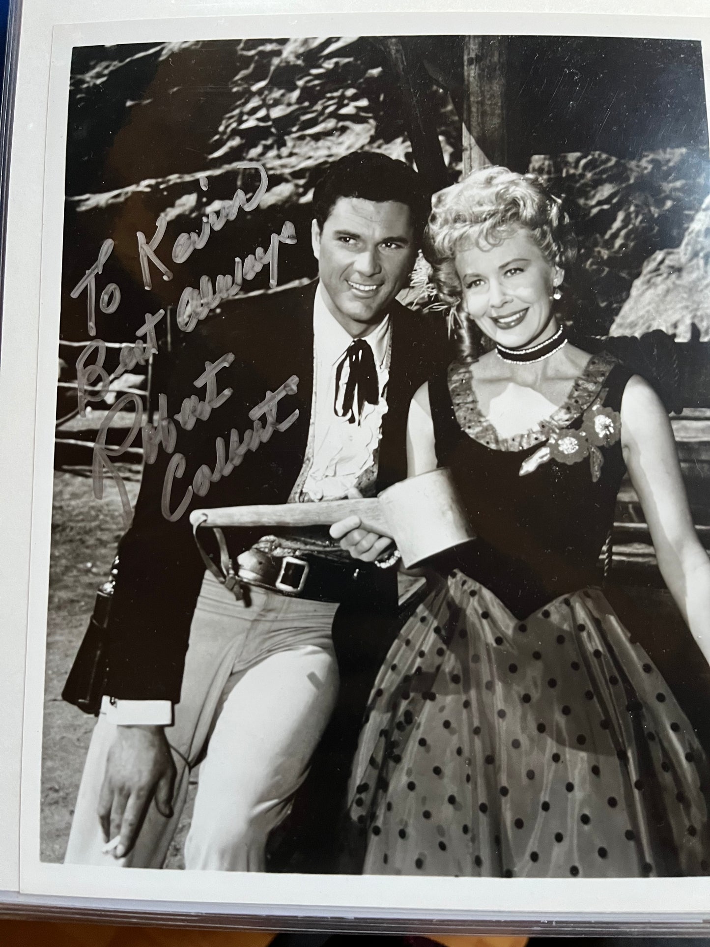 ROBERT COLBERT, TV's Maverick, autograph