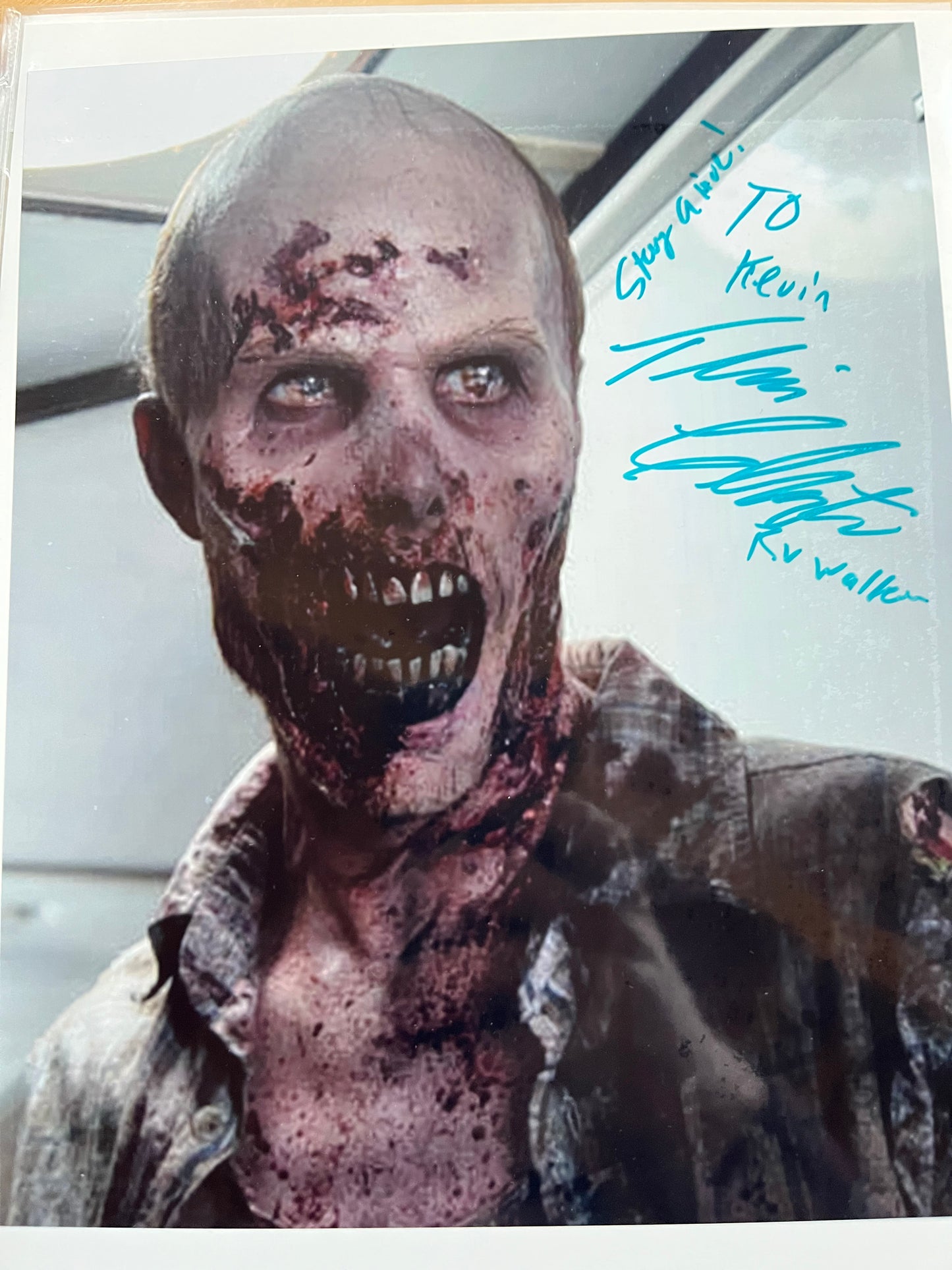 Travis Charpentier, RV Walker on Walking Dead, autograph