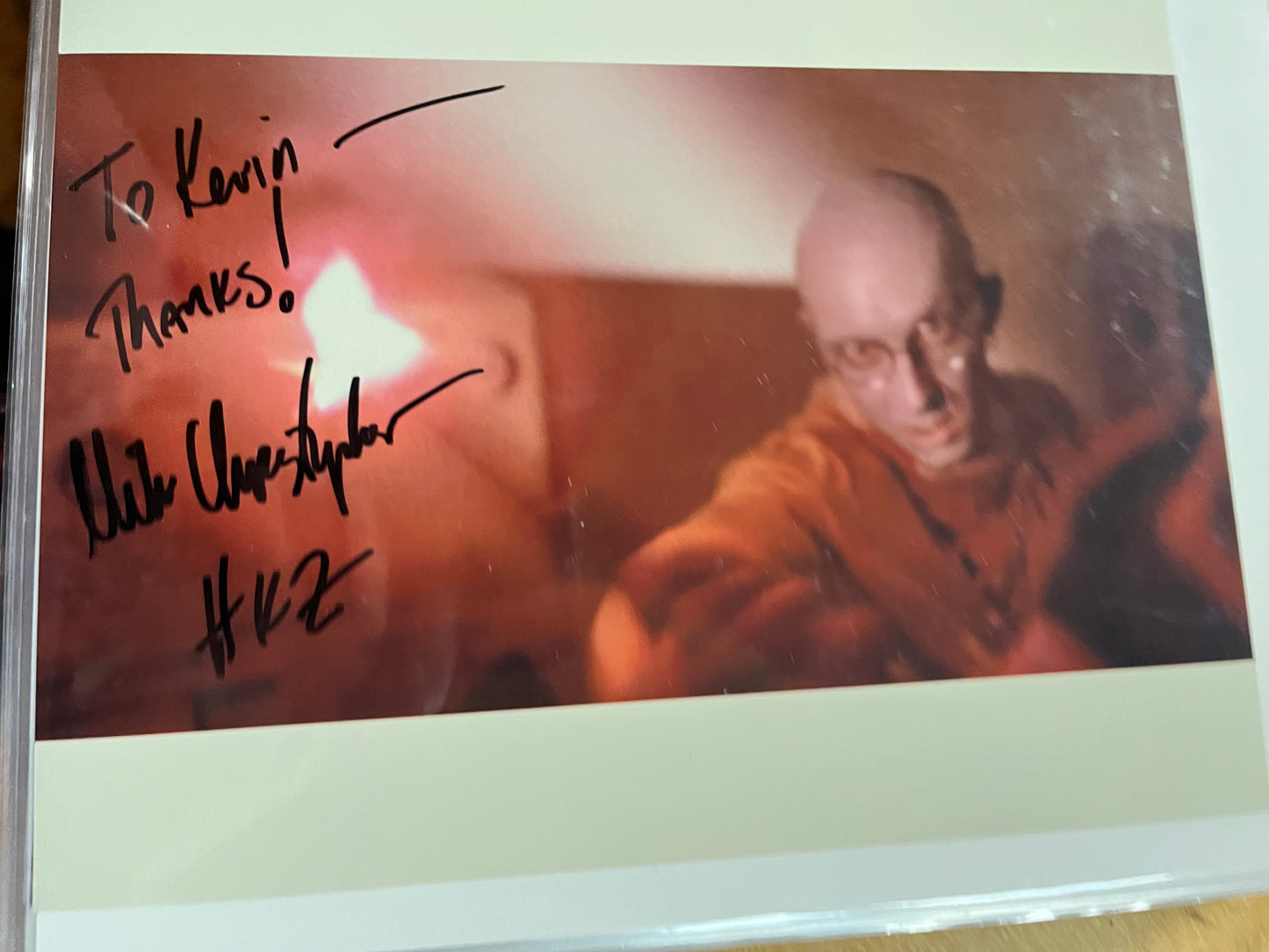 MIKE CHRISTOPHER, Dawn of the Dead, autograph